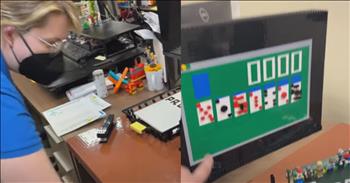 <p>One man played a prank on his coworker and turned his entire workstation into a LEGO masterpiece.</p>

<p>Everyone must make a living and find a way to pay those pesky and annoying bills that seem to arrive every month. For most people, the answer to their bill issue is to get a 9-to-5 position that will pay enough to meet those financial obligations. That weekly or bi-weekly paycheck always makes going into the office worth it.</p>

<p>While we should all be grateful when the Lord provides us a way to make a living, working an everyday job can get old fast. Going to the same place and doing the same thing Monday through Friday can become dull and might even make you resent your place of work.</p>

<p>Well, one man found a way to bring a little change and add fun to his work life. Likely inspired by the classic television show The Office, one man played a hilarious prank on his coworker who was on vacation for two weeks.</p>

<p><a href="https://www.youtube.com/watch?v=KrJmJrcQZoE">In the clip posted on YouTube</a>, the young man announces that he has decided to turn his coworker&rsquo;s workstation, including his desk and computer, into the LEGO version. He only has two weeks to complete his prank, so he has to work fast.</p>

<p>His transformation begins easily enough with the contents of the coworker&rsquo;s mug&mdash;pens, highlighters, scissors and the mug itself. Then, he quickly moves on to the stapler, tape dispenser and even the trash can.</p>

<p>Then, the young man unveils the LEGO computer screens that he has expertly crafted using the tiny toy blocks. Hilariously enough, the computer monitors are even built to make it appear his coworker is in the middle of a game of solitaire.</p>

<p>His handiwork is complete as he puts the final piece in place. He carries a smooth, large brown LEGO surface that will now serve as his coworker&rsquo;s desk. Once he locks it into place, the transformation is finally finished.</p>

<p>When the man, Jerry, returns to find his workstation, which is now a LEGO masterpiece, he takes it all in stride. There were several laughs, and he even critiqued what he could have or should have done better.</p>

<p><em><strong><a href="https://www.godtube.com/bible/proverbs/17-22">Proverbs 17:22</a></strong> &ldquo;A glad heart makes a healthy body, but a crushed spirit makes the bones dry.&rdquo;</em></p>
