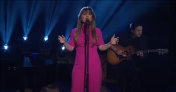 <p>Kelly Clarkson captivates with a beautiful &lsquo;My Heart Will Go On Rendition.&rsquo; This song, originally sung by the iconic Celine Dion has been near and dear to many people. Everyone loves this song for one reason or another. For one, it's forever tied to <em><a href="https://www.imdb.com/title/tt0120338/">Titanic</a></em>, a favorite and beloved movie that tells a heart-wrenching love story against the backdrop of tragedy. The song&rsquo;s lyrics about love that never dies really connect with people who have experienced loss or heartache. When we hear the song we can&rsquo;t help but think of the characters Jack and Rose.&nbsp;</p>

<p>Another reason is the depth of love the song is all about. For a lot of people, &lsquo;My Heart Will Go On&rsquo; has become more than just a movie song. It reminds them of their own experiences about love, loss, or a moment in life that felt just as big. And that&rsquo;s why, years later, it&rsquo;s still so meaningful because it hits you right where it counts, in the heart.</p>

<p>Hundreds of singers have performed this song, but none are as special as Kelly Clarkson. She started off singing softly as the first few tender notes played. Then, just like Celine, Kelly used her powerhouse voice to make the song totally her own. She captured the audience with all the emotion she put into her voice as she sang. You could feel the words she was singing as she hit the high notes and gave everyone chills. Her performance was absolutely stunning.&nbsp;</p>

<p>The audience was completely hooked, and you could tell it hit home for a lot of people, including viewers online. One gentleman <a href="https://www.youtube.com/watch?v=59Af_ka8KGU">commented</a>, &ldquo;Kelly is one of the few artists who can bring a grown man to tears in under three minutes. I'm not crying you are!&rdquo;&nbsp;</p>

<p>A fan of Kelly <a href="https://www.youtube.com/watch?v=59Af_ka8KGU">commented</a>, &ldquo;This woman just proves time after time after time that she can truly sing anything to absolute perfection. She is hands down one of the best singers of all time.&rdquo; Another added a <a href="https://www.youtube.com/watch?v=59Af_ka8KGU">comment </a>about her powerful voice, &ldquo;Imagine opening your mouth and having that sound come out. That was incredible!&rdquo;</p>

<p>Kelly is such a talented musician that she can sing tunes that others simply cannot or should not attempt. She also makes it appear effortless, seeming never to strain or try too hard to hit some of those higher notes.&nbsp;</p>

<p><em><strong><a href="https://www.godtube.com/bible/ephesians/5-19">Ephesians 5:19</a></strong> &ldquo;Speaking to yourselves in psalms and hymns and spiritual songs, singing and making melody in your heart to the Lord.&rdquo;</em></p>
