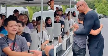 <p>One young man had the sweetest reaction, bursting into tears, when he met wrestler and actor Dwayne &ldquo;The Rock&rdquo; Johnson.</p>

<p>Athletes, actors and politicians attract a lot of attention because of their positions. Because of their positions' high degree of visibility, many people look up to and admire those individuals. People, especially children, who admire them will attempt to duplicate their behavior. They, and everyone else, aspire to be like the person they admire.</p>

<p>Due to their incredible influence over others, those individuals should act responsibly, with gentleness and kindness. What those people say and do and how they treat others matter greatly. It can have a significant impact on others. They have a massive platform and ought to use it correctly.&nbsp;</p>

<p>Dwayne Johnson, who is one of the biggest movie stars in the world, is in a massive position of influence. He is one person who regularly uses it to show others kindness and love, especially to children who look up to and admire him. <a href="https://www.instagram.com/reel/DBGrN-sOSvS/">In a clip he posted on Instagram</a>, Dwayne had a sweet interaction with a young man who is supposedly his biggest fan.</p>

<p>&ldquo;You&rsquo;re my biggest fan?&rdquo; Dwayne asks. &ldquo;What&rsquo;s your name?&rdquo;</p>

<p>&ldquo;Marco,&rdquo; the starstruck young man responds.</p>

<p>&ldquo;Marco, how you doing?&rdquo; Dwayne says as he extends his hand toward him.</p>

<p>When Marco reaches out to Dwayne and meets his hand, it&rsquo;s clear that he cannot believe what is happening. The young man, overwhelmed by the moment, starts to tear up.</p>

<p>Seeing the sweet way Marco responds to the unexpected interaction with him, Dwayne offers him a hug. He then asks him a few more questions about himself and ends their conversation by reminding Marco of the importance of school.</p>

<p>Although The Rock&rsquo;s interaction with Marco may have only lasted a few moments, it&rsquo;s likely one that the young man will remember for the rest of his life. The Rock, one of the most famous people on Earth, took time to show a young man kindness.</p>

<p><em><strong><a href="https://www.godtube.com/bible/ephesians/4-32">Ephesians 4:32</a></strong> &ldquo;And be kind to one another, full of pity, having forgiveness for one another, even as God in Christ had forgiveness for you.&rdquo;</em></p>
