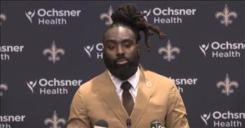<p>Instead of immediately discussing and taking questions about the game that had just ended, one NFL player, New Orleans Saints linebacker Demario Davis, talked about something else entirely. He shared his powerful and moving testimony about God&rsquo;s faithfulness, love and healing power. Demario opened up about a recent and frightening incident with his young daughter and her battle with epilepsy.</p>

<p>Athletes, because of what they can do on the field and the court with ease, are somewhat looked at as more than human. Their athletic abilities allow them to effortlessly do things that most people can only dream of doing. But, at the end of the day, when the game clock hits zero and the final buzzer sounds, they are human beings, too. They experience trials, hardships and difficulties just like everyone else.&nbsp;</p>

<p><a href="https://www.youtube.com/watch?v=ys6giRdpYhI">In a clip posted on YouTube</a>, Demario shared an incident that proves this is indeed the case. The Saints player began his time at the podium by sharing <a href="https://www.godtube.com/bible/revelation/3-20">Revelation 3:20</a>: &ldquo;Behold, I stand at the door, and knock. If anyone hears my voice and opens the door, then I will come in to him, and will dine with him, and he with me.&rdquo;</p>

<p>&ldquo;I want to tell ya about a knock I heard this week,&rdquo; Demario said.</p>

<p>He said that his 4-year-old daughter had suffered her third epileptic seizure earlier in the week. This child has already been through a lot in her young life. Demario mentioned that she has also had a bout of cancer, beating retinoblastoma.</p>

<p>Demario noticed something was wrong with his daughter as she was playing at home with several friends. He and his wife called an ambulance, which rushed her to the hospital. Demario drove, following behind while his wife rode in the ambulance with their daughter.</p>

<p>After getting to the hospital, Demario says his wife told him that their daughter stopped breathing on the way to the hospital twice. The child&rsquo;s seizure lasted for nearly 30 minutes.</p>

<p>At this point, Demario feared the worst.</p>

<p>&ldquo;And at this point, if she seized for 30 minutes, you start to fear there could be development issues that could mess with her brain,&rdquo; he said. &ldquo;You know, she stopped breathing, if there was no oxygen going to her brain, you know, you starting to think about will her speech be slurred or anything.&rdquo;</p>

<p>Demario and his wife continued praying, reaching out to the Lord on behalf of their little girl. Then, in the middle of the night, around 3 a.m., in the hospital room, Demario said he heard a knock.</p>

<p>&ldquo;And the knock was my daughter,&rdquo; he said. &ldquo;I prayed for her; I said, &lsquo;God, let this just be an attack from the enemy. It&rsquo;s just trying to be a distraction and let him have overplayed his hand, and my daughter come back stronger than before.&rsquo;&rdquo;</p>

<p>Demario says that the knock was his daughter talking. What he heard amazed him. She was talking clearer than before the seizure, which is unusual. Demario adds that it typically takes a couple of days for people to return to their usual selves after a seizure.</p>

<p>&ldquo;The next morning, when she got up, my daughter was so sharp,&rdquo; he said. &ldquo;She was able to talk to me and her mom. I mean, clear conversation. I mean, she&rsquo;s sharp for a 4-year-old. No stuttering. All her words clear.&rdquo;</p>

<p>Demario says that the Lord answered his prayer to protect his daughter through the seizure, to make her better than before and then some. He added that anyone who has something in their life should just lay before His feet.</p>

<p>&ldquo;I just want people to know, like, if you&rsquo;ve got stuff going on in your life, lay it before the Lord,&rdquo; he said. &ldquo;Lay it before the Lord and trust and be expecting of a knock because what the Word says is you have to get up and answer the door. He&rsquo;s not going to open the door for you.&rdquo;</p>
