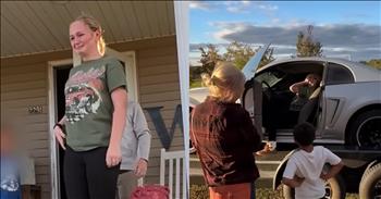 <p>A 16-year-old girl was surprised with a car built by her late father, and she had an emotional reaction, immediately breaking down in tears.</p>

<p>As sad and ironic as it may seem, death and loss are a part of life. Everyone has a limited window of time on Earth. No one will remain on this planet forever. Death is something that we will all experience at one time or another.</p>

<p>However, understanding that death is a part of life does not remove or lessen the sting of that loss. The hurt, grief and sorrow are still there. Losing someone like a spouse, a father, a mother or a dearly loved friend can and often does result in indescribable pain and heartache.</p>

<p>When someone close to us passes away, memories and time spent with them take on greater significance and meaning. Similarly, their possessions become incredibly valuable, ones we would not trade for the world. <a href="https://www.youtube.com/shorts/fzNvvPf6leE">A clip posted on YouTube shows</a> the emotional and completely understandable way one young woman reacted when she was gifted a car that her father had built on her birthday.</p>

<p>The short but tear-filled clip begins with the young woman exiting the house already in tears. Someone behind the camera states that &ldquo;she sees it,&rdquo; referring to the vehicle waiting for her in the front yard.</p>

<p>The video&#39;s text indicates that the tear-jerking moment was a dream come true for the 16-year-old. She had &ldquo;dreamt of owning the Mustang her dad built years ago,&rdquo; the text reads.&nbsp;</p>

<p>The video captures the teenager as she tearfully approaches the vehicle her father had built.</p>

<p>Later in the clip, the text also indicates that the teenager&rsquo;s walking up to and getting into the Mustang is likely the culmination of a lot of hard work and determination on her family&rsquo;s part.&nbsp;</p>

<p>&ldquo;The car sat in a garage in Kentucky, and her family was able to track it down,&rdquo; it reads.</p>

<p>What a heartbreaking but beautiful moment.</p>

<p><em><strong><a href="https://www.godtube.com/bible/revelation/21-4">Revelation 21:4</a></strong> &ldquo;And God shall wipe away all tears from their eyes; and there shall be no more death, neither sorrow, nor crying, neither shall there be any more pain: for the former things are passed away.&rdquo;</em></p>
