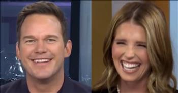 <p>Actor Chris Pratt and his wife, Katherine Schwarzenegger, shared a heartwarming moment live on television. It was sweet and unexpected, as Katherine did not anticipate seeing her movie star husband greeting and talking to her on TV. It&rsquo;s such a cute and endearing moment between the husband and wife.</p>

<p>Chris Pratt is one of the biggest movie stars on the planet. Nearly every one of his movies and television shows becomes a hit with fans and, at times, even with the critics. People flocked to the theaters to see Chris in the &ldquo;Guardians of the Galaxy&rdquo; films. His &ldquo;Jurassic Park&rdquo; flicks also fared very well at the box office, scoring millions of dollars. And who could forget Chris as the hilarious, sweet, messy and well-intentioned Andy Dwyer on <em>Parks and Recreation</em>?</p>

<p>Despite his success and international fame, Chris, who has spoken openly about <a href="https://people.com/movies/chris-pratt-criticism-of-his-faith-nothing-new/">his Christian faith several times</a>, doesn&rsquo;t seem to have let fame go to his head. He seems to be one of the nicest guys in all of Hollywood. He is constantly doing something that proves he is one of the most genuine and caring people on the big screen. How could you not like him?&nbsp;</p>

<p><a href="https://www.tiktok.com/@todayshow/video/7426836865556172074">In a clip posted on social media</a>, Chris surprised his wife on the <em>Today Show</em>. <a href="https://www.yahoo.com/entertainment/katherine-schwarzenegger-jokes-she-might-135949322.html?guccounter=1&amp;guce_referrer=aHR0cHM6Ly93d3cuZ29vZ2xlLmNvbS8&amp;guce_referrer_sig=AQAAAEUcjDKkEvf1Z8wq31Wj3wGtK4749yOHVb2A23Oh5gtmuavHlHL77MHnw8BJKp0MmTNN42e4TDzfHqKkyj7hy_IXa4z5W5r9LgUe4uuZLc2sA-vAJCqFiNCWi8tOA5Wtks-KnsFQkKD_7WwzP2PvPQpnjS9_L5vJYkqQqn_LZ_Mt">According to Yahoo</a>, Katherine, a guest correspondent for the popular morning show, was reporting her story about sibling rivalry when she received the surprise.</p>

<p>Near the end of her story, Katherine, who was in Los Angeles at the time, when a live video feed of her husband, Chris, who was in New York, appeared on screen. Chris had nothing but praise for his wife, who is pregnant with the couple&rsquo;s third child.</p>

<p>&ldquo;Hi, honey! Good job! That was so good,&rdquo; Chris said.</p>

<p>Taken aback by the surprise, Katherine simply responded, &ldquo;Thank you.&rdquo;</p>

<p>Chris then proceeded to ask her how she was feeling.</p>

<p>&ldquo;I feel great,&rdquo; she said. &ldquo;Just hope not to go into labor before you get home.&rdquo;</p>

<p>They confirmed that Katherine has about two weeks before she is due. Hopefully, Chris can get back home before that time.</p>

<p><em><strong><a href="https://www.godtube.com/bible/colossians/3-19">Colossians 3:19</a></strong> &ldquo;Husbands, love your wives, and be not bitter against them.&rdquo;</em></p>
