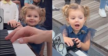 <p>A 3-year-old stunned a large crowd with her surprising and adorable performance of &ldquo;My Heart Will Go On.&rdquo; The little girl&rsquo;s performance of the classic, beloved tune is so charming. This performance is simply too precious and heartwarming to miss.</p>

<p>Television programs like American Idol, The Voice and America&rsquo;s Got Talent remain popular, pulling in sizable audiences every week. A big part of that continued popularity has to be because people love seeing others succeed, especially individuals who may not have had an opportunity to do so before. Everyone wants to see others achieve their dreams and change their lives, right?</p>

<p>Of course, the singers will perform several songs throughout those competitions, needing to raise their performance each time to remain on the show. Some will be fantastic, and others will miss the mark. Good or bad performances start with selecting the proper musician and song to cover. Make a good choice, and you could catapult yourself to frontrunner status, or make a poor decision, and you could be going home.</p>

<p>Anytime one of the contestants says they intend to cover a Celine Dion song, that&rsquo;s usually a wrong decision. Her tunes are so well known, and she can hit notes other singers simply cannot. Well, that fear did not stop <a href="https://www.youtube.com/watch?v=tNvqmSvuG9A">one little lady from performing arguably Celine&rsquo;s</a> most well-known song, the iconic &ldquo;My Heart Will Go On&rdquo; in public for all to see.&nbsp;</p>

<p>Not only does the child request that song, but her cute performance turns some heads, literally leaving people with their mouths hanging open in shock and amazement. The child even adds some theatrics to her performance, using hand motions to accompany the lyrics. Also, she doesn&rsquo;t forget or flub any of the lyrics, as several in the large crowd use their cell phones to capture the special moment.</p>

<p>At the end of her public performance, the youngster receives a well-deserved, hearty round of applause. Celine would most certainly approve of this little one&rsquo;s sweet performance.</p>

<p><em><strong><a href="https://www.godtube.com/bible/colossians/3-16">Colossians 3:16</a></strong> &ldquo;Let the word of Christ dwell in you richly in all wisdom; teaching and admonishing one another in psalms and hymns and spiritual songs, singing with grace in your hearts to the Lord.&rdquo;</em></p>
