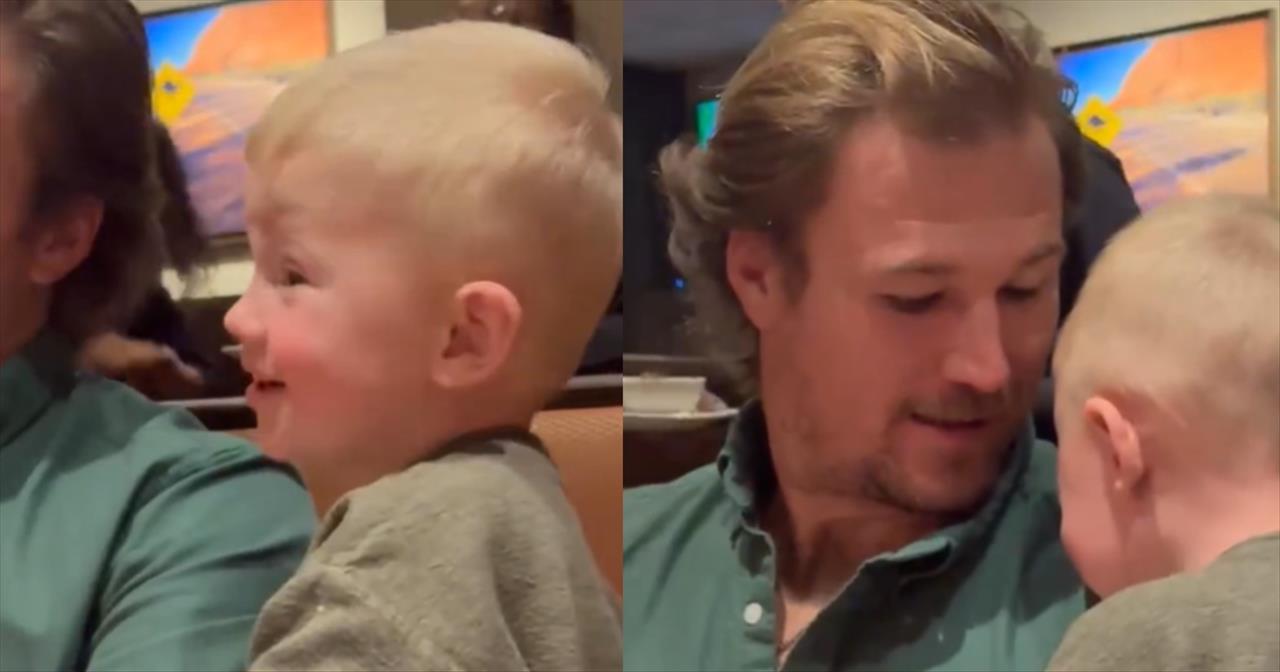 Child's Heartwarming Reaction to His Dad’s Birthday Celebration