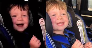 <p>A toddler&rsquo;s unexpected and hilarious greeting will lead you to believe he&rsquo;s much older than he appears. The little guy uses a phrase that isn&rsquo;t often said by someone who still requires a car seat. His phrase will likely catch you off guard and have you laughing hysterically.</p>

<p>Every generation has its slang, phrases and figures of speech. Some of it is easy to comprehend, while others may require some explanation to understand the message being imparted. Many parents will completely understand this. They more than likely hear their children using slang that they have no idea what it means. It probably sounds more like gibberish and nonsense than actual words.</p>

<p>That simply shows you that our language can and does show our age. Teenagers and many young people will say things like &ldquo;fire,&rdquo; &ldquo;bet&rdquo; and &ldquo;amped.&rdquo; Also, it must be some kind of requirement for anyone under 20 years old to use &ldquo;bruh&rdquo; every third word when speaking.</p>

<p>On the other hand, we can often spot or point out an elderly person just by hearing them speak. Their words and phrases give away their age, much like the younger generation. But what happens when someone uses a phrase that you would never expect to hear come out of their mouth? That&rsquo;s precisely what happened in a clip posted on social media.</p>

<p><a href="https://www.tiktok.com/@musiccitymom/video/7427189107438177567">The short but hilarious video begins</a> with a vehicle quickly approaching the curb. The camera then focuses on the toddler strapped in a car seat in the back of the SUV. The little guy greets the woman behind the camera, his mother, with a greeting that likely caught her completely off guard.</p>

<p>&ldquo;Hop in, toots,&rdquo; the child says with a huge smile.</p>

<p>It's not exactly what you&rsquo;d expect to hear from such a young child; that kind of greeting would typically come from someone in their 70s, 80s or 90s. Either way, that&rsquo;s still really funny and pretty cute!</p>

<p><em><strong><a href="https://www.godtube.com/bible/proverbs/22-6">Proverbs 22:6</a></strong> &ldquo;If a child is trained up in the right way, even when he is old he will not be turned away from it.&rdquo;</em></p>
