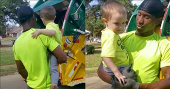<p>Little Kyler and the garbageman share the sweetest friendship, and they are making his third birthday a special day that he won&rsquo;t forget. While at his grandmother&rsquo;s house, Kyler couldn&rsquo;t wait for his special birthday present to arrive. It wasn&rsquo;t toys or books; it was everyday guys that were heroes in his eyes. In the video, you can&rsquo;t help but grin as Kyler anxiously awaits for the garbagemen to arrive.&nbsp;</p>

<p>As the familiar green truck rolled up, Kyler's face lit up! He dutifully handed one of the garbagemen some treats, homemade cookies.&nbsp; When the garbagemen took the cookies, they also greeted him with smiles, instantly making him feel like the most important kid in the world. Then, garbagemen welcomed Kyler into their truck, allowing him to climb aboard it. He got to see the inside of the cab and had the perfect view of what it looks like to travel down the streets. Kyler was in awe.&nbsp;</p>

<p>But the fun and excitement of the day didn't end there. They helped him learn how the truck works and showed him how to pick up the garbage and compact it. He eagerly pushed buttons and pulled levers with the help of his heroes as he got to experience firsthand the magic of how they compacted the garbage they collected. The roar of the compactor filled the air as he watched with wide eyes and a grin on his sweet little face.&nbsp;</p>

<p>This delightful interaction serves as a reminder that our biggest heroes are often the everyday people who work tirelessly behind the scenes. Whether it's the friendly garbageman, a teacher, or a neighbor, these unsung heroes make a big impact on our lives. Kyler&rsquo;s birthday reminds us of how friendships can be formed through simple acts of kindness, encouraging us all to appreciate the bonds we share with those who selflessly contribute to our communities.</p>

<p><em><strong><a href="https://www.godtube.com/bible/hebrews/13-16">Hebrews 13:16</a></strong> "Do not neglect to do good and to share what you have, for such sacrifices are pleasing to God."</em></p>
