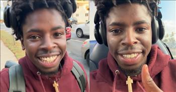 <p>One young man&rsquo;s words and beautiful outlook on life is a lesson for us all. His words, demeanor and perspective are upbeat and positive, even when encountering issues and problems. We would all be better off considering and imitating this young man&rsquo;s attitude and outlook. Be sure to check out the video.</p>

<p>Life is not constantly one big fun adventure, and things will not always work out in our favor. Unfortunately, we&rsquo;ll experience issues and problems, often resulting from nothing we&rsquo;ve done. Some of these circumstances will be painful and even cause heartache.</p>

<p>When we encounter troubling issues or problems, the natural human response is to complain, stress and have a &ldquo;woe is me&rdquo; mentality. Everyone does that, but one young man&rsquo;s unexpected response and outlook to such a situation is refreshing, inspiring and uplifting. Instead of dwelling on the problem, he found reasons to remain thankful and upbeat.</p>

<p>In the <a href="https://www.tiktok.com/@smoothyoki_/video/7423751841932004651">short video posted on social media</a>, the young man on his way to school addresses everyone watching the video and says, &ldquo;Be grateful that you woke up this morning!&rdquo; After showing the sun coming up over the horizon, he adds, &ldquo;It&rsquo;s a beautiful day to be alive.&rdquo;</p>

<p>He explains that he overslept this morning and was initially irritated with himself. But then he saw his Bible and realized and remembered that he is incredibly blessed.</p>

<p>&ldquo;Sometimes we let the littlest things get in the way of the big thing: the blessing,&rdquo; he said. &ldquo;It&rsquo;s a blessing to wake up in the morning. It&rsquo;s a blessing to breathe. It&rsquo;s a blessing to have clean water. It&rsquo;s a blessing to go to school. All of this stuff is a blessing.&rdquo;</p>

<p>The Lord is kind, loving and continually blesses and touches our lives &ndash; even when we encounter problems or go through dark valleys. We should all strive to remember how blessed we are in life, especially during troubling circumstances.&nbsp;</p>

<p><em><strong><a href="https://www.godtube.com/bible/1-thessalonians/5-18">1 Thessalonians 5:18</a></strong>&ldquo;In everything give praise: for this is the purpose of God in Christ Jesus for you.&rdquo;</em></p>

