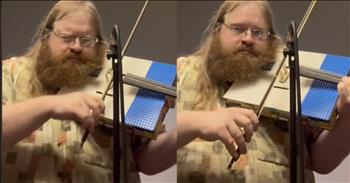 <p>If you enjoy music, then this video is for you. If you enjoy Legos, then this is a clip you do not want to miss out on. I have never seen anything quite like this ever before. Zachary Peterson has crafted his very own Lego fiddle. Yes, you read that correctly. With such an inventive spirit, Peterson will wow you with this clip. You might be asking, &ldquo;Lego fiddle?&rdquo; This musician&rsquo;s incredible creation and performance will amaze you and motivate your own artistic abilities.</p>

<p>Zachary plays a portion of &lsquo;Concerning Hobbits&rsquo; by Howard Shore. As he stands with confidence in front of the microphone, he begins to play. The instrument is built in the shape of a rectangle with white and blue lego blocks. The strings, the neck, and the scroll all are attached to the Lego creation. It is wonderfully creative on Peterson&rsquo;s part.</p>

<p>The amazing fiddle reminds us of the beauty of our God as Creator. He is over all things, and His fingerprints are on everything. Nothing is new under the Son, and although this invention is inspiring, it is merely a tool that points us toward the ultimate Creator. He is glorious. The amazing gift is that the Lord has invited us to create just like He did, and when we do, we can give honor and worship to His name through our talents.&nbsp;</p>

<p>Zachary has shown true innovation and has put his heart and passion into this project. It is really exciting that he has shared this discovery with the world and hopefully will encourage us to be creative with the help of God.</p>

<p><em>&ldquo;For by him all things were created, in heaven and on earth, visible and invisible, whether thrones or dominions or rulers or authorities&mdash;all things were created through him and for him.&rdquo; <strong><a href="https://www.godtube.com/bible/Colossians/1-16">Colossians 1:16</a></strong></em></p>
