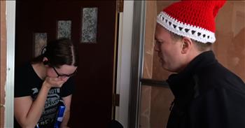 <p>Eastern Idaho&rsquo;s Secret Santa is at it again, this time blessing a young mother fighting cancer. Nate Eaton, along with his cameraman Jordan Wood, act as Santa&rsquo;s elves and deliver gifts for a local Santa every day between now and Christmas. On this day, they are in cold Teton, Idaho, surprising Rachael.</p>

<p>When Rachael went in for a checkup in May, her doctor noticed something unusual in her blood tests. Upon further investigation, they discovered that Rachael had developed acute leukemia. Following an emergency visit to a specialist in Salt Lake, Rachael spent nearly six weeks in the hospital. Though Rachael has been discharged, she now continues regular, aggressive treatments closer to home.&nbsp;&nbsp;</p>

<p>Moving forward, the young woman will have several spinal taps and other tests, and she will take expensive cancer-fighting medications following the completion of her chemotherapy. Rachael has a long road ahead of her. She&rsquo;s the momma of two young children, and one of them has special needs. Rachael is described as a &ldquo;sweet and simple person who has always done the best she can with the resources and support she gets,&rdquo; and the region&rsquo;s anonymous Santa wants to provide just that.&nbsp;&nbsp;</p>

<p>With $10,000 worth of gift cards and checks, Nate heads for the door to meet Rachael. While Rachael appears a little uncertain at first, she opens the screen door between her and Nate in mere seconds. She wears the bandages, tubes, and PICC lines of a courageous cancer-fighting person and a t-shirt that says she&rsquo;s &ldquo;more powerful&rdquo; than a superhero. Offering a beautiful, bright smile, she tells Nate that she&rsquo;s doing good and feeling generally alright.&nbsp;</p>

<p>Nate explains the purpose of his visit. She&rsquo;s been at an appointment, but he&rsquo;s arranged a ruse with her friend in order to catch Rachael at home when he arrives. Nate gives Rachael the boxes he&rsquo;s brought, and she opens the first one. It&rsquo;s full of $250 gift cards to Kohls and grocery stores! Next, she opens a box with gift cards to Lowe&rsquo;s&mdash;she can purchase the new washer and dryer that she will soon need. Rachael is giddy with excitement. She giggles in delight, aware of the fact that Christmas has certainly come early for her and her family!</p>

<p>Nate hands Rachael a final box. This one has a check for $5,000 in it; the money is for any other expenses they may be facing. The gift overwhelms Rachael. She holds her hand over her mouth in shock, and her laughter turns to happy tears. Rachael says, &ldquo;That&rsquo;s so kind! Thank you&mdash;oh, my gosh&mdash;to whomever did this. Oh, my gosh! Oh, thank you so much.&rdquo;&nbsp;</p>

<p>With well wishes on her health journey and greetings for her husband, Nate bids farewell. What a fun job he and Jordan have! They will keep busy this season, delivering Secret Santa&rsquo;s gifts. Eastern Idaho&rsquo;s man in red plans to give $1,000,000 to deserving folks in the area!&nbsp;&nbsp;&nbsp;&nbsp;</p>

<p><em>&ldquo;The generous will themselves be blessed, for they share their food with the poor.&rdquo; <strong><a href="https://www.godtube.com/bible/proverbs/22-9">Proverbs 22:9</a></strong></em></p>
