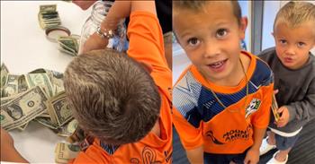 <p>Two little boys who saved for years to buy a game system received a moving surprise from a stranger. The sweet and unexpected gesture from the man will likely bring a tear or two or three to your eyes. Check out this video for a moment that will brighten your day.</p>

<p>Achieving anything in life requires hard work and sacrifice. No one goes to sleep one night, wakes up the next day, and automatically becomes a doctor, lawyer, engineer or professional athlete. Those positions and titles aren&rsquo;t handed out just because someone hopes or wishes them to become a reality. Getting there involves a lot of work, determination, persistence and perseverance.</p>

<p>Of course, this is a reality that most adults already know and understand. However, this is a fact of life that all youngsters must learn. The sooner children learn how hard work is required to achieve anything of value and meaning in life, the better. <a href="https://www.tiktok.com/@kollyboys/video/7423998307040562475">A clip posted on social media</a> shows two young men enjoying the fruits of their labor, which ended in a sweet and heartwarming surprise.</p>

<p>The video&#39;s opening moments make it clear that the children have been saving for two years to buy a Nintendo Switch. The day has finally arrived, and they have saved enough money to purchase the game system.</p>

<p>Seconds later, the two tiny gentlemen are standing at a Target checkout counter with the game system as they count their money. The surface is soon covered in dollar bills and coins as the children wait until the Nintendo Switch is officially theirs.</p>

<p>Next, one of the boys grabs the bag with the system off the counter. The system is officially their possession. But then something happens that catches the children and their parents entirely off guard.</p>

<p>A man stops the children and asks them, &ldquo;What kind of games you going to play on it?&rdquo; Seconds later, the stranger informs the children that &ldquo;Hard work pays off, man. Keep doing it&rdquo; as he hands them a $50 gift card to buy their first game for their newly acquired system.</p>

<p>The look on the young man&rsquo;s face is one of surprise and amazement. What a beautiful moment!</p>

<p><em><strong><a href="https://www.godtube.com/bible/ephesians/4-32">Ephesians 4:32</a></strong> &ldquo;And be kind to one another, full of pity, having forgiveness for one another, even as God in Christ had forgiveness for you.&rdquo;</em></p>

