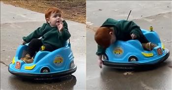 <p>A stubborn 2-year-old refused to leave his toy for a nap and then hilariously fell asleep minutes later. This young man did not want to stop playing for anything, not even to get some shuteye. However, sleep eventually won out, as he fell asleep while playing. Check out this hilarious and sweet clip.</p>

<p>Children are some of the most strong-willed, hard-headed creatures on Earth. This is a fact that parents know and understand all too well. Youngsters will put up a fight or, better yet, throw an incredibly loud and noisy tantrum when trying to get their way. It doesn&rsquo;t matter what the situation is, either. Children will use any and every instance to try and implement their will and get their wishes.</p>

<p>While children may try to exert their will in many instances, every parent knows one of the most brutal battles is when it comes to sleep and the dreaded nap. For whatever reason, young children do not want to take naps. However, parents know and can easily recognize and spot the signs when a nap is warranted.</p>

<p>A short but hilarious <a href="https://www.youtube.com/watch?v=jxzD0skCkIw">clip posted on YouTube</a> shows a young man having the time of his life in a small toy bumper car. He does not want to be taken away from the excellent time for any reason, even to get some rest.</p>

<p>The little guy, who is seated in the plastic vehicle, is questioned about getting some shuteye. However, the child is determined to avoid sleeping, shooting back an answer immediately.</p>

<p>&ldquo;Go take a nap?&rdquo; the child&rsquo;s father asks.</p>

<p>&ldquo;No, I don&rsquo;t want to take a nap. I don&rsquo;t want to take a nap!&rdquo; the child responds.</p>

<p>However, only minutes later, the child was caught taking a nap while still in the toy car. He remains asleep as the vehicle hilariously does doughnuts.</p>

<p><em><strong><a href="https://www.godtube.com/bible/proverbs/22-6">Proverbs 22:6</a></strong> &ldquo;If a child is trained up in the right way, even when he is old he will not be turned away from it.&rdquo;</em></p>

