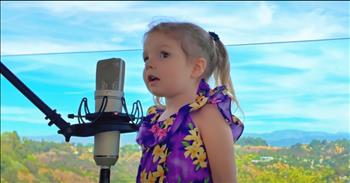 <p>Get ready to be swept about by Angelica Nero's heartwarming charm. This three-year-old&rsquo;s rendition of the &lsquo;Moana&rsquo; song will make your heart melt. This pint-size, talented little girl has already captured hearts with her love for music and singing. In her latest video, this smiley-faced little girl takes on the beloved Disney song &lsquo;How Fall I&rsquo;ll Go,&rsquo; which was originally performed by Alessia Cara.</p>

<p>This song has become the heartbeat for dreamers everywhere with its uplifting lyrics about courage and the call of adventure. From the very first note, Angelica&rsquo;s sweet voice draws you in. Her innocent joy and infectious smile, complemented by her cute dress and ponytails, add to the nostalgia of the spirited song.&nbsp;</p>

<p>With lyrics like, &ldquo;See the line where the sky meets the sea? It calls me&hellip;&rdquo; it&rsquo;s impossible not to sing along. We love watching Angelica with her tiny microphone and her expressive face as she sings about Moana&ndash;a girl not unlike herself. Moana is a bold and curious heroine who isn&rsquo;t afraid to follow her heart and do what&rsquo;s right for her people. The song is perfect for this pint-sized girl with so much talent at just three years old.&nbsp;</p>

<p>&lsquo;See the line where the sky meets the sea? It calls me&nbsp;</p>

<p>And no one knows how far it goes</p>

<p>&nbsp;If the wind in my sail on the sea stays behind me</p>

<p>&nbsp;One day I'll know how far I'll go&rsquo;</p>

<p>What I love most about the video is how it captures the beginning of her career as a singer. She may be a mere toddler but she&rsquo;s already creating waves of joy with every performance.</p>

<p>If you love Disney movies and enjoy watching pure, unfiltered talent shine, Angelica takes &lsquo;How Far You&rsquo;ll Go&rsquo; to a whole new level. It&rsquo;s a must-watch. It&rsquo;s a sweet reminder that the power of a song and the passion to sing can bring joy and a smile to our faces.&nbsp;</p>

<p><em><strong><a href="https://www.godtube.com/bible/matthew/5-16">Matthew 5:16</a></strong> "Let your light shine before others, that they may see your good deeds and glorify your Father in heaven."</em></p>
