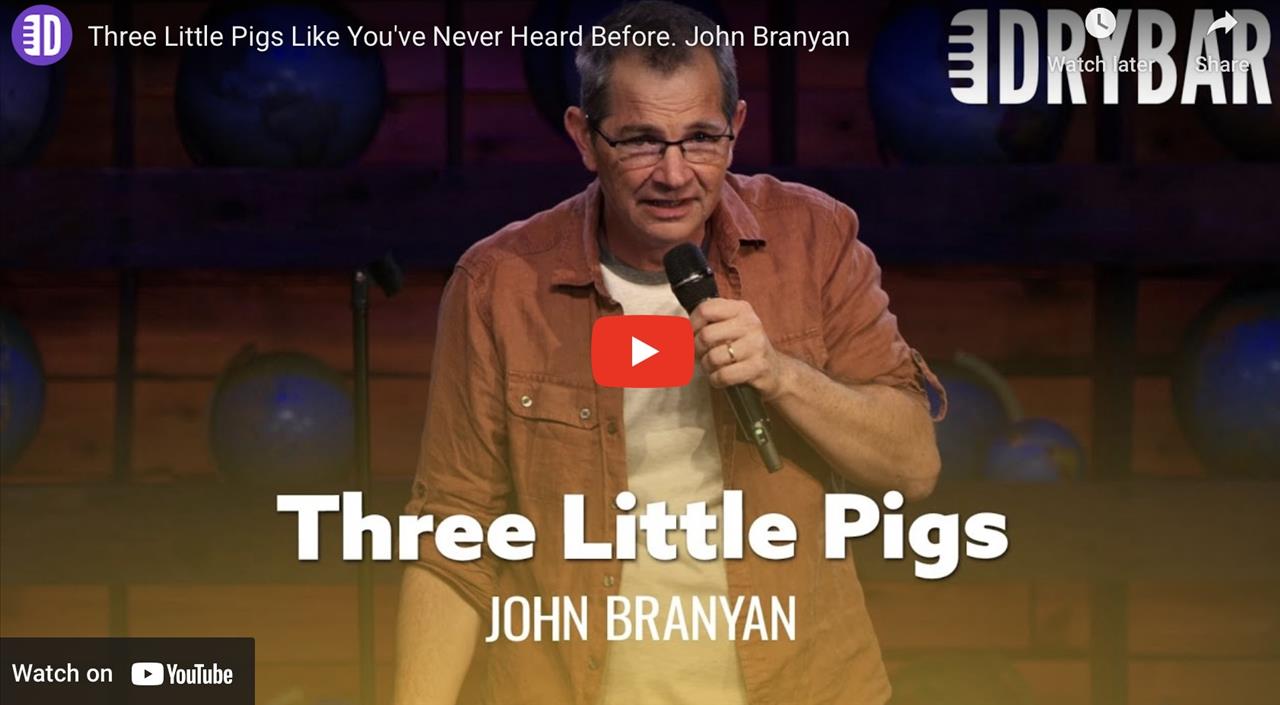 <p>Three little pigs is a classic fairy tale, but when told in the language of William Shakespeare it becomes something completely different. Whether you have an extensive vocabulary or one with less words in your vernacular, you&#39;re sure to enjoy this amazing story telling experience from John Branyan.</p>
