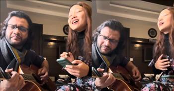 <p>You&rsquo;ll sure have a new favorite rendition of this song as you listen to a powerful husband and wife cover of the Elevation worship&rsquo;s song &lsquo;Praise.&rsquo; I can hardly believe it&rsquo;s been only a little more than a year since the song &lsquo;Praise&rsquo; was released by Elevation worship band. It feels like it&rsquo;s a part of our daily life, a song meant to be sung down in the depths and high on the mountaintops.&nbsp;</p>

<p>Since its <a href="https://en.wikipedia.org/wiki/Praise_(Elevation_Worship_song)">release</a>, so many artists and musicians have played several versions and renditions of the song. But there is none to compare to Marcy Tingzou and her husband, Leo. In their living room, Mercy smiles brightly as she sits on her coffee table to introduce us to the song and her husband. She can barely contain her excitement to sing to the Lord. It&rsquo;s absolutely refreshing.&nbsp;</p>

<p>Before she began to sing, she looked at her husband and <a href="https://www.youtube.com/watch?v=lW1q0-peRMk">said</a>, &ldquo;Later on, when we come back and see this video, may we always remember this moment. And I&rsquo;m glad that we&rsquo;re able to sing praise and be able to do this. She&nbsp;<a href="https://www.youtube.com/watch?v=lW1q0-peRMk">added</a>, &ldquo;Let&rsquo;s sing this song &lsquo;Praise&rsquo; in our own version,&rdquo; as she smiled and laughed with her husband.&nbsp;</p>

<p>The lyrics call us to worship God in every season of life&mdash;whether we&rsquo;re walking through valleys of doubt or standing firm on mountaintops of victory. One of the most striking themes is the unwavering resolve to praise, no matter the <a href="https://www.youtube.com/watch?v=lW1q0-peRMk">circumstances</a>: &ldquo;I&rsquo;ll praise when I feel it, and I&rsquo;ll praise when I don&rsquo;t.&rdquo; This line speaks directly to our hearts, reminding us that praise isn&rsquo;t dependent on feelings but anchored in the unchanging truth of who God is. That is refreshing to know, especially when life can shift through the ups and downs from one hour to the next.&nbsp;</p>

<p>Their performance is so impactful it gained over 12,000 <a href="https://www.youtube.com/watch?v=lW1q0-peRMk">views</a> and dozens of comments. One raving fan <a href="https://www.youtube.com/watch?v=lW1q0-peRMk">stated</a>, &ldquo;Wow Mercy, so good to see you both together, looking forward for more.&rdquo;&nbsp;</p>

<p>While dozens of commenters came from new fans who couldn&rsquo;t help but post they were new subscribers and loved hearing her angelic voice. Some comments included how well Leo played alongside his sweet wife. One fan <a href="https://www.youtube.com/watch?v=lW1q0-peRMk">commented</a>, &ldquo;Wow just love it dear. Keep uploading. I want to see you both together!&rdquo;</p>

<p>Whether you&rsquo;re celebrating a victory or enduring hardship, Mercy and Leo&rsquo;s version of &lsquo;Praise&rsquo; serves as a reminder to turn your focus to God. As long as you&rsquo;re breathing, you have a reason to praise. Take a moment today to offer your worship and let it bring peace and joy to your soul. Let it be this moment, amen!</p>

<p><em><strong><a href="https://www.godtube.com/bible/psalms/150">Psalm 150:1-2</a></strong> &ldquo;Praise the Lord. Praise God in his sanctuary; praise him in his mighty heavens. Praise him for his acts of power; praise him for his surpassing greatness.&rdquo;&nbsp;</em></p>
