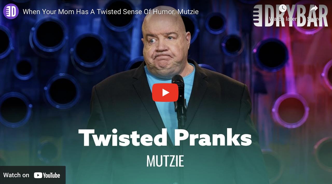 <p>When your mom has a twisted sense of humor like Mutzie, it makes for some pretty funny stories. In this clip from his first ever Dry Bar Comedy special Mutzie talks about some of the pranks his mom pulled on him, and some of the pranks that he likes to pull.</p>
