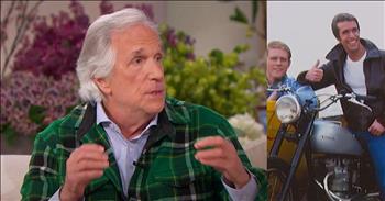 <p>In an interview on <em>The Jennifer Hudson Show</em>, Henry Winkler reminisced about his iconic role in the beloved television series <em>Happy Days</em>. In the interview, Henry talked about his long and storied career, including his role as Arthur &ldquo;Fonzie&rdquo; Fonzarelli on the popular 1970s sitcom. Watch the video to hear what Henry had to say about playing the Fonz.</p>

<p>Hollywood is a very fickle place. Tastes and preferences are constantly changing. That means what is popular now may not and probably will not be five minutes from now. Because tastes change so rapidly, actors and actresses can often have trouble securing steady work. That&rsquo;s why pursuing a career in the entertainment industry is such a crapshoot.</p>

<p>Despite the entertainment industry&#39;s unpredictability, Henry has enjoyed a long and successful career, appearing in films and on television for decades. But his most famous role, which he&rsquo;s most closely associated with, is the Fonz. His character was the definition of cool, but as Henry hilariously explains, that didn&rsquo;t always translate to him.</p>

<p><a href="https://www.youtube.com/watch?v=-yR0wk-RfRU">In a clip posted on YouTube</a>, Henry says that he wasn&rsquo;t great with Fonzie&rsquo;s motorcycle, only riding it once, which ended in disaster.</p>

<p>&ldquo;There was a moment when they had me on Soundstage 5 at Paramount,&rdquo; he said. &ldquo;I was on the bike, and all I had to do was rev it and move it five feet. I revved it and was so dyslexic I had no idea where the brake was, where the gear was, and I shot forward.&rdquo;</p>

<p>He adds he &ldquo;put the bike down and we slid under the truck on the soundstage,&rdquo; causing people to come running to see what had transpired. He hilariously adds that people were more concerned about the bike because it was a rental and then proceeded to check on him.</p>

<p>&ldquo;I never rode it again,&rdquo; he said.</p>

<p>Another interesting fact Henry mentions about Fonzie&rsquo;s bike is that it was the same one used by Steve McQueen in &ldquo;The Great Escape.&rdquo;</p>

<p>Later in the interview, it was stated that Henry and his wife had been married for 45 years. He shared what he believes is the secret to a long, happy marriage.</p>

<p><em><strong><a href="https://www.godtube.com/bible/job/8-21">Job 8:21</a></strong> &ldquo;The time will come when your mouth will be full of laughing, and cries of joy will come from your lips.&rdquo;</em></p>
