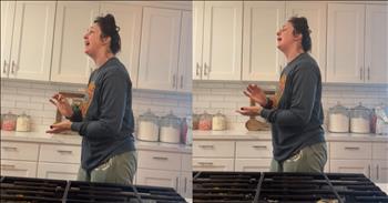 <p>Moms are known for being multi-taskers. They juggle work, family, and household responsibilities like true superheroes. But every now and then, they surprise us with something so unexpected it stops us in our tracks. One mom&rsquo;s stunning &lsquo;My Heart Will Go On&rsquo; rendition did just that&mdash;delivering a performance that will leave you in awe.&nbsp;</p>

<p>Caught in the middle of making dinner with her hair up in a messy bun and wearing sweatpants, did just that, this mom acts like it&rsquo;s just another Tuesday night when her child asks her to sing. But it was one of those ordinary moments that turned extraordinary.&nbsp;</p>

<p>Picture this: You&rsquo;re expecting a humble, novice performance while she&rsquo;s folding laundry, chopping vegetables, and dealing with the chaos that comes with running a household. But what happened next was anything but ordinary. She pauses and gathers herself. Suddenly, we&rsquo;re whisked away from her kitchen to a stage worthy of the real Celine Dion.</p>

<p>&nbsp;Her voice fills the air with clear notes of Celine&rsquo;s iconic ballad, and there is nothing we can do except close our jaw-dropping mouths. She belted out the song with such powerful passion that it seemed like a performance worthy of the Broadway stage&ndash;forget dinner! This mom is an absolute star.</p>

<p>The video was posted to <a href="https://www.tiktok.com/@heyyymommm/video/7434210103332572458">TikTok</a> and soon the comments were in the thousands. One commenter <a href="https://www.tiktok.com/@heyyymommm/video/7434210103332572458">said</a>, &ldquo;I love how she&rsquo;s like sure, let me throw a load of laundry in and then give a Tony worthy performance.&rdquo; Another mom teased, &ldquo;&lsquo;Mom can we go to a Celine Dion concert?&rsquo;&rdquo; &ldquo;No, we have Celine Dion at home.&rdquo;</p>

<p>One commenter <a href="https://www.tiktok.com/@heyyymommm/video/7434210103332572458">added</a>, &ldquo;Overstimulated just finished yelling at the kids - belts out one of the world's most famous ballads like it&rsquo;s cheese on toast.&rdquo;&nbsp;</p>

<p>So the next time you see a mom in sweatpants, a messy bun, and no makeup on her face, don&rsquo;t be so quick to judge. You never know the kind of talent she holds. It can be anything from being a prayer warrior to saving lives to Broadway-worthy performances!</p>

<p><em><strong><a href="https://www.godtube.com/bible/1-peter/4-10">1 Peter 4:10</a></strong> "Each of you should use whatever gift you have received to serve others, as faithful stewards of God&rsquo;s grace in its various forms."</em></p>
