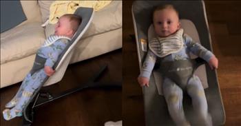 <p>One baby&rsquo;s intense and hilarious &ldquo;workout&rdquo; will have you in stitches, leaving you gasping for air between laughs. The youngster&rsquo;s hysterical attempt to stay in shape will, without a doubt, be one of the funniest things you see today. Check out the video to watch the child&rsquo;s exercise session.</p>

<p>There are a handful of things you can do to stay as healthy as possible. Medical professionals everywhere stress the importance of sleep and eating a well-balanced, healthy diet. Both recommendations make a lot of sense. Sleep allows our bodies the opportunity to slow down, rest, recharge and repair themselves. Food, on the other hand, is the fuel for our bodies to run and function.</p>

<p>In addition to proper sleep and nutrition, exercise is also necessary to stay as healthy as possible. Physical activity gets our hearts beating, blood pumping and muscles working. It doesn&rsquo;t matter what the activity is; it&rsquo;s all about getting up and moving.</p>

<p>A short but hilarious <a href="https://www.tiktok.com/@krystalsbr/video/7446939215029357854">video posted on social media</a> shows one young man already understands the importance of exercise and staying physically active. In the clip, the little guy is strapped into a chair and rocks back and forth at a surprisingly rapid pace.</p>

<p>The baby uses the spring-loaded chair to move himself back and forth. This little guy is familiar with this workout regime, clearly having done it once or twice. He shows no fear. It&rsquo;s an odd but hilarious sight.</p>

<p>If the scene of a child frantically &ldquo;working out&rdquo; wasn&rsquo;t funny enough, a musical track is added to emphasize the baby&rsquo;s crazy motions. Over loud, pulsating and repetitive beats, a voice says, &ldquo;More passion! More passion! More energy! More energy! More footwork! More footwork!&rdquo;</p>

<p>The music and the added voice sound like something you might hear in a spin class or some other high-intense cardio class.</p>

<p><em><strong><a href="https://www.godtube.com/bible/1-timothy/4-8">1 Timothy 4:8</a></strong> &ldquo;For the training of the body is of profit for a little, but religion is of profit in every way, giving hope for the life which now is, and for that which is to come.&rdquo;</em></p>
