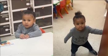 <p>A child&rsquo;s funny and unexpected goodbye to mom will have you in stitches. The little one had no problem wishing his mother farewell when it was time. Check out the hysterical and abrupt way the child said adios to his loving parent.</p>

<p>All children gravitate toward their parents, which is wholly understandable and makes perfect sense. Children want to be with the people they can trust and depend upon to care for, protect and love them. Who doesn&rsquo;t want that?</p>

<p>However, nine times out of 10, children have a much closer bond with their mother. This is generally the case even if the child has a loving, caring and attentive father. Children cry out for their mothers whenever something is wrong or they are upset or tired. Again, this closeness and constant desire for their mom makes a world of sense.</p>

<p>However, <a href="https://www.youtube.com/watch?v=rFoUYjRAPAk">a short and hilarious video posted on social media</a> shows that sometimes, even small children need some time away from their mom. They want to do their own thing without mom around, at least for a little bit.</p>

<p>The 29-second clip shows a mother who has just dropped off her baby at daycare. Of course, the mother lingers just outside the door like every parent who takes their youngster to daycare or preschool. She likely wants to get one last look at her son before leaving him for a few hours. She also asks her little one for a goodbye.</p>

<p>However, he is not having it. The little guy is ready to start the day and wants to begin learning and hanging out with his classmates. Instead of verbally saying goodbye to his mother, he gets up, walks over to the door, and closes it right in his mother&rsquo;s face.</p>

<p>That was not the goodbye she wanted or expected.</p>

<p><em><strong><a href="https://www.godtube.com/bible/proverbs/22-6">Proverbs 22:6</a></strong> &ldquo;If a child is trained up in the right way, even when he is old he will not be turned away from it.&rdquo;</em></p>
