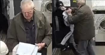 <p>A brave 84-year-old man defended himself during an attempted robbery with a pair of jeans. The elderly gentleman refused to let the criminal do anything to or take anything from him. Watch the amazing clip as the man battled against someone looking to harm him.</p>

<p>Sin has utterly destroyed anything and everything it contacts. Nothing is ever made better after encountering sin; things, including our world, only worsen. As a result, we live in a lost and broken world where the impact and influence of sin are, unfortunately, easily visible all around us.</p>

<p>One of the places where sin is most evident is on the news, where crime, death and destruction are documented daily. Flip to any television news broadcast, and within minutes, you&rsquo;re bound to see a story where a horrible crime was perpetrated against innocent bystanders. Those people just happened to be in the wrong place at the wrong time.</p>

<p><a href="https://www.youtube.com/shorts/a851wiRQsrM">In a clip posted on YouTube</a>, one older adult came face-to-face with a criminal, someone attempting to rob him or possibly planning to do worse. However, instead of becoming a victim, the man fought back, using the only thing in his possession at the time, a pair of jeans, to ward off the attacker.</p>

<p>The situation, which appears to take place in a laundry mat, begins with the man trying to fold his clothes. Moments into the clip, a young man dressed in black from head to toe rushes into the establishment and quickly approaches the elderly gentleman.</p>

<p>The criminal lunges at and reaches for the man&rsquo;s back pocket, likely hoping to find a wallet full of cash. But the 84-year-old was not having it. He immediately turned around and started fighting back, and even landed a few punches to the criminal&rsquo;s face while holding a pair of jeans.</p>

<p>The criminal momentarily leaves but then returns and again approaches the older man. The criminal in black clothing demands his wallet, but his evil efforts are thwarted as his targeted victim refuses to comply.</p>

<p><em><strong><a href="https://www.godtube.com/bible/romans/12-21">Romans 12:21</a></strong> &ldquo;Do not let evil overcome you, but overcome evil by good.&rdquo;</em></p>

<p><em>Featured Image Credit and Original Video can be found <strong><a href="https://www.youtube.com/shorts/a851wiRQsrM">HERE</a></strong>&nbsp;</em></p>
