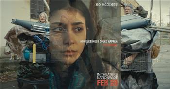 <p>The trailer for the new movie "No Address" delivers a tear-jerking look at a story about homelessness and hope. Judging from the trailer, this is sure to be a movie that will bring you to tears. Watch the emotional and powerful trailer for the film, which is based on a true story.</p>

<p>All human beings have basic needs that must be met to survive. Of course, safety and shelter are included in that short list of the most basic of needs. Sadly, not everyone has a safe, warm place to rest their head at night. Homelessness is the reality for far too many people in the world.</p>

<p>Instead, many people live on the streets, moving from place to place as they are forced to make do with whatever they can find and scrounge up. &ldquo;No Address&rdquo; is a film that looks at homelessness and how it&rsquo;s the sad reality for a group of individuals who must contend with the elements, violent criminals and an uncaring, coldhearted community that acts as if they don&rsquo;t exist.</p>

<p>In the trailer's opening moments, a young woman arrives to find herself locked out and her belongings strewn about the front yard. With tears in her eyes, she pounds on the door as she begs and pleads to be let back in. Sadly, her pleas go unanswered, and she finds herself left without a home and place to lay her head.</p>

<p>&ldquo;For many out on the streets, with no address, when the hope dies, it&rsquo;s hard to be found,&rdquo; a voiceover in the trailer says.</p>

<p>Eventually, the homeless young woman struggling to survive life on the streets connects with and bands together with a group of other people also without a home for various reasons. They form a community, a family. It&rsquo;s a bleak and sad reality.</p>

<p>But from the trailer&rsquo;s closing moments, in addition to a film about homelessness, this is also a story about hope. One character holds a Bible while someone else states they &ldquo;believe in second chances.&rdquo;</p>

<p>William Baldwin, Beverly D&rsquo;Angelo, Ashanti and Ty Pennington star in &ldquo;No Address.&rdquo; The film arrives in theaters nationwide, on Feb. 28, 2025.</p>

<p><em><strong><a href="https://www.godtube.com/bible/matthew/25-40">Matthew 25:40</a></strong> &ldquo;And the King shall answer and say to them, &lsquo;Truly I say to you, inasmuch as you have done it to one of the least of these my brothers, you have done it to me.&rsquo;&rdquo;</em></p>

<p>&nbsp;</p>

<p><em>Follow along at @NoAddressMovie and @RobertCraigFilmsOfficial</em></p>
