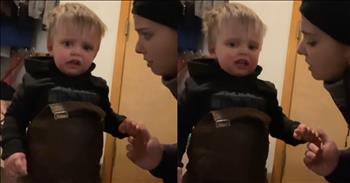 <p>A toddler&rsquo;s priceless reaction to experiencing wintry weather will have you in stitches. It&rsquo;s evident from the look on the young man&rsquo;s face that he is not a fan of winter and the weather conditions that come with it. Watch the short video to see how he reacted after going out into wintry weather conditions.</p>

<p>Depending on where you live in the country is a massive factor in the kind of weather you&rsquo;ll experience. Some parts of the country get a much longer summer. Some may even be lucky enough to have warm weather all year, and it&rsquo;s a rare occurrence whenever they see snowflakes or even have to wear a jacket.</p>

<p>However, cold weather is typical for those in the Midwest and Northeast. Winters in those parts of the country can be blisteringly cold, often with frigid temperatures and dangerously low wind chills. But despite the awful winter weather conditions, life goes on, and trudging out into the cold, windy weather is what must be done.</p>

<p><a href="https://www.tiktok.com/@sissywmdi97/video/7458275480542760235">In a short, knee-slapping clip</a>, one man has just learned about winter, and it&rsquo;s clear he is not a fan. In fact, given the look on his face, it could easily be said that he absolutely hates the snow, cold and frosty wind chills.</p>

<p>Looking directly into the camera, the little guy appears to have just experienced the worst thing in the world. His mother stands by and adds some context to what has just happened.</p>

<p>&ldquo;We don&rsquo;t have to go back out there,&rdquo; she says. &ldquo;I know; it was awful. It was cold. It was windy. We fell face-first in the snow. Let&rsquo;s just say we were out there maybe 45 seconds. It took us 45 minutes to get ready.&rdquo;</p>

<p>It&rsquo;s safe to say that this little guy appreciates the warmth and will probably do whatever he can to avoid the cold and snow in the future.</p>

<p><em><strong><a href="https://www.godtube.com/bible/proverbs/22-6">Proverbs 22:6</a></strong> &ldquo;If a child is trained up in the right way, even when he is old he will not be turned away from it.&rdquo;</em></p>
