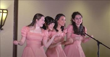 <p>There are moments when the music is so full of heart that it seems to take you back in time to simpler days, to a place where everything feels warm and familiar. That&rsquo;s exactly what happened when this teen quartet performed a beautiful a cappella take on &lsquo;Breaking Up Is Hard to Do.&rsquo;&nbsp;</p>

<p>The Lover Girls, a talented teen quartet, took the stage at the 2025 Junior Quartet Contest! Dressed head to toe in vibrant pink, their outfits a perfect nod to the style of the fifties, these girls embodied the era in every note they sang. The pastel pink skirts twirled, their bouncy curls perfectly styled, and as they harmonized, the room was instantly transported to a time when sock hops and jukeboxes ruled the scene.</p>

<p>&lsquo;Don't take your love away from me<br />
Don't you leave my heart in misery<br />
If you go then I'll be blue<br />
'Cause breaking up is hard to do&rsquo;</p>

<p>The girls participated in a contest held by the Barbershop Harmony Society (<a href="https://www.youtube.com/barbershopharmony38">BHS</a>), originally known as the Society for the Preservation and Encouragement of Barber Shop Quartet Singing in America (SPEBSQSA), and their YouTube channel is <a href="https://www.youtube.com/barbershopharmony38">captioned</a>, &ldquo;Our mission is to enrich lives through singing. Together, making the music that's making a difference.&rdquo;</p>

<p>With a pitch-perfect blend of sweet harmonies, these teen voices wove together a melody so smooth that you could almost feel the twinkle of a neon sign reflecting off the polished diner floor. They brought something fresh yet timeless to the song, their youthful energy infusing it with a sense of playfulness while still capturing the bittersweet sting of the lyrics.&nbsp;</p>

<p>You couldn&rsquo;t help but smile, maybe even feel a little nostalgic for a time you never lived or a love you never knew. And as they sang, it was clear&mdash;these girls weren&rsquo;t just performing. They were inviting you into their world, where every note was a window into something more about singing a cappella.&nbsp;</p>

<p><em><strong><a href="https://www.godtube.com/bible/psalms/150-6">Psalm 150:6</a></strong> "Let everything that has breath praise the Lord."</em></p>

