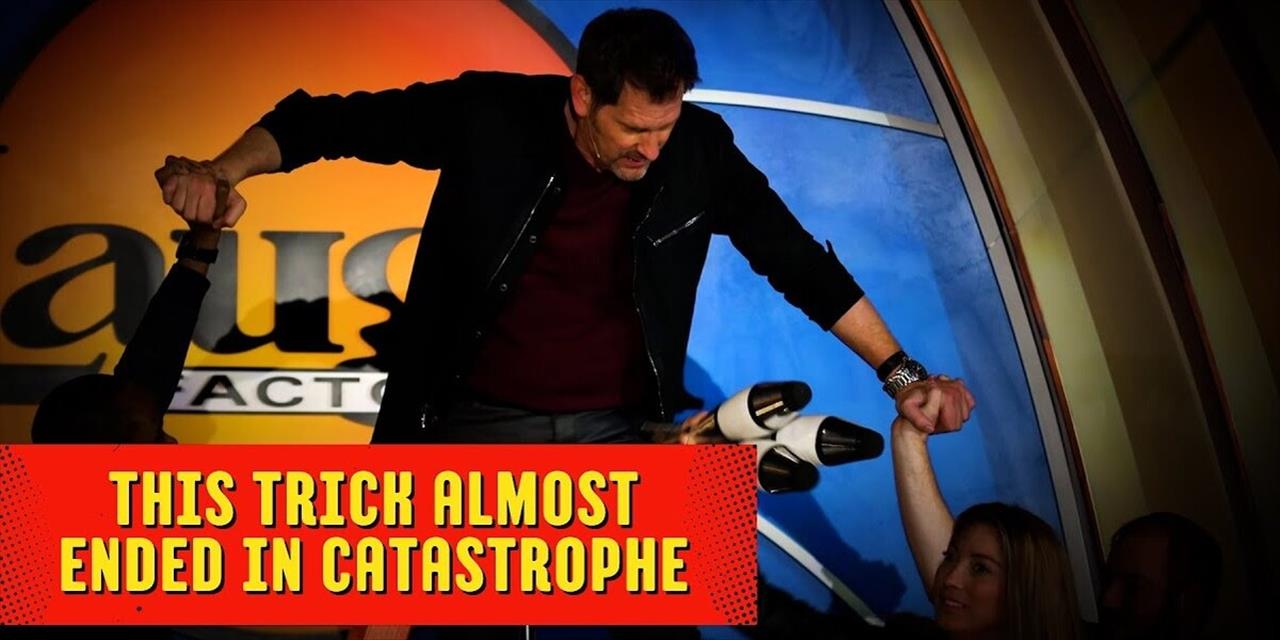 <p>Comedian Ron Pearson has a trick almost end in catastrophe&hellip;</p>
