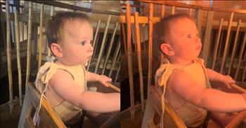 <p>A child&rsquo;s priceless reaction to a restaurant experience will make your day. The youngster was hilariously mesmerized by what she saw and experienced at a restaurant. Watch the short, laugh-out-loud funny video to see how the child reacted.</p>

<p>Being a parent is, without a doubt, one of the greatest joys in life. Children add an endless amount of joy and love to every household. There is nothing like having a little one and watching them grow, learn and explore before your eyes.</p>

<p>As every parent knows, children are constantly learning. Everything they experience is entirely new, making for a learning experience. They are trying to process and make sense of what they see, hear, smell and taste. Often, this process of a child experiencing and learning about a new environment, with its new sights, sounds and smells, can make for some hilarious moments.</p>

<p><a href="https://www.tiktok.com/@maylaandaustin/video/7473704860907474218">A clip posted on social media</a> captured the moment a little one was in a totally new environment&mdash;a hibachi restaurant. The video captures the child as she sits in a highchair, a safe distance from the massive grill. Of course, being a hibachi restaurant, the chef is in front of her, putting on a show with his impressive knife skills.</p>

<p>To say the youngster was thoroughly impressed would be to put it mildly. She cannot take her eyes off what is happening before her. She is utterly captivated.</p>

<p>About halfway through the clip, the child&rsquo;s eyes nearly pop out of her head. She cannot believe what she is seeing, cannot contain her excitement, but cannot express her feelings about the situation. Given the bright, momentarily flash of orange in the video, the chef likely made a massive flame appear. That seemed to be what caught her attention.</p>

<p>But what is likely the most hilarious moment of the entire clip happens right before it ends. After the chef&rsquo;s show, the child turns her head, probably toward her father or mother, with a look of confusion, almost as if to ask, &ldquo;What just happened?&rdquo;</p>

<p><em><strong><a href="https://www.godtube.com/bible/proverbs/22-6">Proverbs 22:6</a></strong> &ldquo;If a child is trained up in the right way, even when he is old he will not be turned away from it.&rdquo;</em></p>
