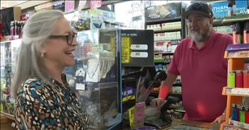 <p>A gas station worker saved a customer from losing money to a scam. The kind, caring and vigilant man helped a woman avoid falling prey to a fraudulent operation and handing over a large sum of money. Watch the short but powerful clip to see what the man working at a convenience store did to stop a woman from handing over a ton of money to a scammer.</p>

<p>Evil is very real and prevalent in our world. Sadly, it can be spotted nearly everywhere we turn and look, including in how we treat and interact with one another. People can and will inflict immense amounts of pain and hurt on each other, often for no other reason than just because they can.</p>

<p>But even when people are being horrible and downright awful to each other, glimmers of goodness and hope can often be found. That was most certainly the case when a woman was the target of a well-organized and thought-out scam. The scammers were trying to swindle the woman out of thousands of dollars when a kind and benevolent gas station worker stepped in and stopped it.</p>

<p><a href="https://www.youtube.com/watch?v=qNl-8wUGw1U">In a clip posted on YouTube</a>, the man, Eric Stewart, knew something was off when he spotted Lista Clark on her phone while standing at the gas station&rsquo;s Bitcoin machine. He said that is always a red flag for a possible scam.</p>

<p>The video explains that Lista had gotten text messages with what appeared to be legal documents informing her that she was being charged with bank fraud and conspiracy. Those documents went on to inform her that if she wanted to avoid jail time, she needed to deposit thousands of dollars into an account.</p>

<p>Thankfully, Eric knew what was happening and understood that Lista was the target of a scam, stopping her from handing over more than $6,000.</p>

<p><em><strong><a href="https://www.openbible.info/topics/look_out_for_others">Philippians 2:4</a></strong> &ldquo;Not looking everyone to his private good, but keeping in mind the things of others.&rdquo;</em></p>
