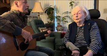 <p>Don&rsquo;t miss this lovely grandmother, grandson moment as they sing &lsquo;At The Cross&rsquo; by Gary and Nita Talley in this beautiful duet. There&rsquo;s something sacred about sitting with those who&rsquo;ve gone before us&mdash;their hands weathered with years of faithfulness, their voices softened by time and tenderness. When we were little, our grandparents were the world to us&mdash;their laughter, their stories, their unwavering love. And somehow, even as we grow, that never really changes.</p>

<p>Gary Talley, known for his love of guitar and teaching music online, knows this truth deep in his bones. But beyond the lessons and the melodies, there&rsquo;s something even more beautiful&mdash;he still sits with his grandmother. And not just to visit, but to worship.</p>

<p>In this tender video, Nita Talley softly sings At the Cross, her voice carrying the weight of years spent walking with Jesus. There&rsquo;s no stage, no spotlight&mdash;just a quiet moment between grandmother and grandson, woven together by the chords of faith.&nbsp;</p>

<p>And it's breathtaking in its own sweet way. I wonder if Nita is proud of her grandson because he knows Jesus. And at least I don&rsquo;t have to wonder if Gary loves spending time with her because it&rsquo;s evident by the look on his face as he strums his guitar, stirring up childhood memories in a moment of worship.&nbsp;</p>

<p>&ldquo;At the cross, at the cross where I first saw the light,</p>

<p>And the burden of my heart rolled away,</p>

<p>It was there by faith I received my sight,</p>

<p>And now I am happy all the day!&rdquo;</p>

<p>Maybe that&rsquo;s what worship really is. Not the grand performances, not the polished perfection&mdash;but the hushed, holy moments where voices tremble with reverence and love. Where the weight of our burdens is lifted, not because of anything we&rsquo;ve done, but because of everything He did.</p>

<p>And so we listen, and we remember: At the cross, at the cross, where we first saw the light.</p>

<p><em><strong><a href="https://www.godtube.com/bible/psalms/145-4">Psalm 145:4</a></strong> &ldquo;One generation commends your works to another; they tell of your mighty acts.&rdquo;</em></p>
