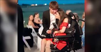 <p>A young couple&rsquo;s love has only deepened after a devastating accident. The horrific, life-changing incident has brought the young man and woman closer. Check out the short but beautiful, tear-jerking clip to hear about this couple&rsquo;s powerful story. Make sure you have tissues nearby; you will need them.</p>

<p>Life is unpredictable. No one knows what will happen from one moment to the next. We can have a good idea of what might happen based on past experiences. But anyone who says they can predict the future is either lying, crazy or probably a little bit of both.</p>

<p>Sadly, due to life&#39;s unpredictable nature, bad things can and do happen. Typically, they occur when we least expect them, catching us completely off guard. But while we may be caught off guard and unprepared for them, how we respond to those situations and circumstances matters.</p>

<p><a href="https://www.youtube.com/watch?v=x2ZauEfmSAM">A clip posted on YouTube</a> shows the beautiful and heartwarming way one couple responded to a horrific injury that left one of them paralyzed a week after they started dating. Brooklyn hit her head on the bottom of the pool, leaving her paralyzed. But her boyfriend and now fianc&eacute;e, Alan, did not leave her side the entire time she was in the hospital.</p>

<p>Following the injury, Brooklyn spent months in the hospital recovering and rehabilitating. At that time, she told Alan she would understand if he wanted to move on and date someone else.</p>

<p>&ldquo;I had told him that, like, I understood if he, like, if he didn&rsquo;t want to continue dating or anything like that just because I wasn&rsquo;t na&iuml;ve to that, that not everyone can do that or wants to do that,&rdquo; she said. &ldquo;But he never left my side.&rdquo;</p>

<p>Alan is amazed by Brooklyn as he remains by her side, watching what she has done since her injury.</p>

<p>&ldquo;To witness firsthand all that she&rsquo;s got to accomplish and do, even with the injury, has been, I mean, nothing less than amazing,&rdquo; he said. &ldquo;And again, I&rsquo;m very blessed that I get to have one of the front-row seats to that experience.&rdquo;</p>

<p>Five years since the accident, the two are now engaged.</p>

<p>&ldquo;He is just such a blessing,&rdquo; she said. &ldquo;That&rsquo;s one of the number one words that comes to my brain when I think of Alan, is just a blessing straight from God.&rdquo;</p>

<p><em><strong><a href="https://www.godtube.com/bible/1-corinthians/13-13">1 Corinthians 13:13</a></strong> &ldquo;But now we still have faith, hope, love, these three; and the greatest of these is love.&rdquo;</em></p>

