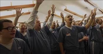 <p>A group of inmates turned in a soul-stirring rendition of &ldquo;How Great is Our God.&rdquo; The prisoners sang the beloved praise and worship tune, giving a moving performance about the one true King. Watch the short but powerful clip to see and hear the men sing about the greatness of the Lord.</p>

<p>The world is a lost, fallen and broken place. People are hurting and struggling as they fight, scratch and claw to make it through the day. Sin has destroyed and ruined everything with which it has come in contact. Unfortunately, sin&rsquo;s destructive path has included marriages, careers and entire lives.</p>

<p>While sin may be great, God&rsquo;s love is greater and always will be. There is nowhere we could go or anything we could do to escape Him. He is constantly chasing after the lost sheep, hoping and pleading for them to return to Him. Regardless of how bruised or broken we may be, God offers love, forgiveness and healing.</p>

<p><a href="https://www.youtube.com/watch?v=5lrNne4UZ_Y">A clip posted on YouTube</a> shows how God is even at work in prison, changing and transforming the lives of men behind bars. In the video, a group of men perform &ldquo;How Great is Our God.&rdquo; It&rsquo;s a moving and powerful scene as every one of the men sings along, holding their hands up in praise and worship.</p>

<p>&ldquo;How great is our God, sing with me<br />
How great is our God, and all will see<br />
How great, how great is our God&rdquo;</p>

<p>Then, about 30 seconds into the clip, one of the prisoners steps forward, joins the musicians on stage and leads everyone in singing &ldquo;How Great is Our God.&rdquo;</p>

<p>Yes, they may be locked up and serving their time behind bars, but God is obviously working in their lives, changing their hearts and making them a new creation in Christ.</p>

<p>God&rsquo;s love, power and forgiveness know no bounds, and even prison walls and bars cannot stop Him. What a wonderful sight!</p>

<p><em><strong><a href="https://www.godtube.com/bible/hebrews/13-3">Hebrews 13:3</a></strong> &ldquo;Keep in mind those who are in chains, as if you were chained with them, and those who are in trouble, as being yourselves in the body.&rdquo;</em></p>
