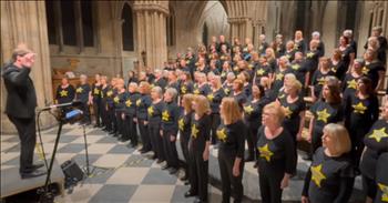 <p>Goosebumps. The real, soul-deep kind. That&rsquo;s what you&rsquo;ll feel as this choir wows with a breathtaking cover of &lsquo;I Don&rsquo;t Want to Miss a Thing.&rsquo; Chills will wash over you, and you&rsquo;ll almost feel as if you are there as you sink into the worn wooden pews of Pershore Abbey, that ancient, sacred space where stone meets sky and silence feels like it&rsquo;s holding its breath. The kind of place that makes you whisper without even realizing it&mdash;because something in you just knows this is holy ground.</p>

<p>Then the Rock Choir stepped forward&mdash;everyday folks from Worcestershire, Malvern, Evesham, Tewkesbury, and Stratford. No frills. Just black shirts and a simple little star stitched on the front. It wasn&rsquo;t flashy, but man, it was beautiful. They stood shoulder to shoulder, like a community in motion, like a picture of what happens when we bring our gifts to the table and let God braid them together into something bigger than us.</p>

<p>And then&mdash;goodness&mdash;they started to sing.</p>

<p>The first notes of Aerosmith&rsquo;s &lsquo;I Don&rsquo;t Want to Miss a Thing&rsquo; rose up and wrapped around everyone like an embrace. Yeah, that&rsquo;s the song. The one that probably played at your prom or wedding&mdash;or both. The one you hum in the kitchen while doing dishes next to your spouse. But friend, I&rsquo;m telling you: you haven&rsquo;t really heard it until it echoes through centuries-old stone and sinks straight into your bones.</p>

<p>It wasn&rsquo;t just a song. It was worship, whether they meant it that way or not.</p>

<p>Those voices filled the air like light pouring through stained glass&mdash;rising, soaring, falling. Notes danced up the pillars, tiptoed along ancient beams, and rained down on us like grace. And as the melody unfolded, I watched an elderly couple two rows ahead of me reach for each other&rsquo;s hands&mdash;no words, no glance, just years of shared life and silent knowing.</p>

<p>And I thought&hellip; isn&rsquo;t that exactly how God moves? He slips into the cracks of the every day and says, &ldquo;This. Right here. This is why I gave you each other.&rdquo;</p>

<p>We serve a God who could&rsquo;ve made us cold and detached, untouched by emotion or connection. But instead&mdash;He knit into our very DNA the ache to love and be loved. He hardwired us for eye contact and late-night conversations and the kind of presence that says, &ldquo;I don&rsquo;t want to miss a single second with you.&rdquo;</p>

<p>That&rsquo;s extravagant love. And it&rsquo;s His gift to us.</p>

<p>To love like that. To cherish. To slow down long enough to see the people right in front of us and say, &ldquo;You matter. You&rsquo;re not invisible. I won&rsquo;t miss this moment with you.&rdquo;</p>

<p>And when the last note faded into sacred silence, no one moved. No one dared to clap. Not yet. We all sat in that thin-space hush where heaven feels close and your soul is still catching up. And then&mdash;applause. Not the kind that says, &ldquo;Good job,&rdquo; but the kind that says, &ldquo;Yes. I needed that.&rdquo;</p>

<p><em><strong><a href="https://www.godtube.com/bible/1-corinthians/13-13">1 Corinthians 13:13</a></strong> "And now these three remain: faith, hope and love. But the greatest of these is love."</em></p>
