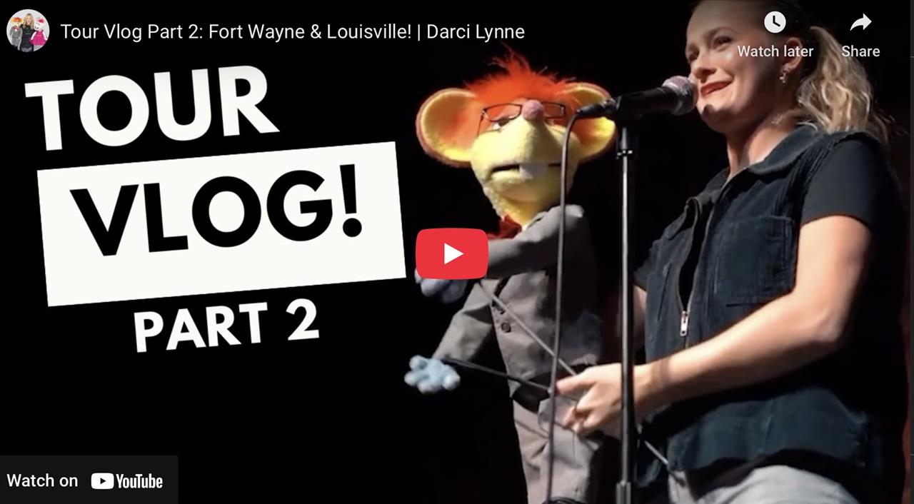 <p>Tour Vlog Part 2: Fort Wayne &amp; Louisville! | Darci Lynne</p>
