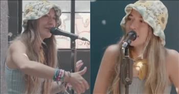 <p>Lauren Daigle reveals what inspired her to write &ldquo;Thank God I Do.&rdquo; One of the biggest names in Christian music explained the story behind and the origins of the hit song. Watch the short but powerful clip where Lauren talks about &ldquo;Thank God I Do&rdquo; and what moved her to write it.</p>

<p>This world is a sad and broken place full of people who are lost, struggling and hurting. Many are looking for anything to help them make it through whatever situation they are facing. Sadly, way too many people will continue searching, never finding the one true answer to all their worries, anxieties and heartache.</p>

<p>However, because we live in a broken world, we, as Christians, are not immune to experiencing painful and frightening situations. We will still encounter circumstances that cause fear and anxiety. But because we know and have faith in a gracious, loving God, we know He&rsquo;ll see us through whatever the situation.</p>

<p>But what about those who don&rsquo;t know God? That was the thought in Lauren&rsquo;s mind <a href="https://www.youtube.com/shorts/01rzk1MLK9Q">when she wrote, &ldquo;Thank God I Do.&rdquo;</a> She was praising Him because she is a follower of His and knows He will guide her and protect her in whatever situation she faces.</p>

<p>&ldquo;I find myself whenever you&rsquo;re living this human walk, right, on this planet; it&rsquo;s not that we escape the things that are human; it&rsquo;s that he gives us the sword to go through it, right?&rdquo; <a href="https://www.youtube.com/shorts/01rzk1MLK9Q">Lauren said</a>. &ldquo;He gives us the power to go through it. And I just thought, when I was having these panic attacks, what would people do if they didn&rsquo;t know the truth? Like, if they didn&rsquo;t know what I know? I know that I&rsquo;m going to make it through to the other side because of Him. I know that. But what would people do without it? And that song was written kind of out of that experience.&rdquo;</p>

<p>What a powerful testimony about the peace and comfort found only in Him.</p>

<p><em><strong><a href="https://www.godtube.com/bible/john/16-33">John 16:33</a></strong> &ldquo;I have said all these things to you so that in me you may have peace. In the world you have trouble, but take heart! I have overcome the world.&rdquo;</em></p>
