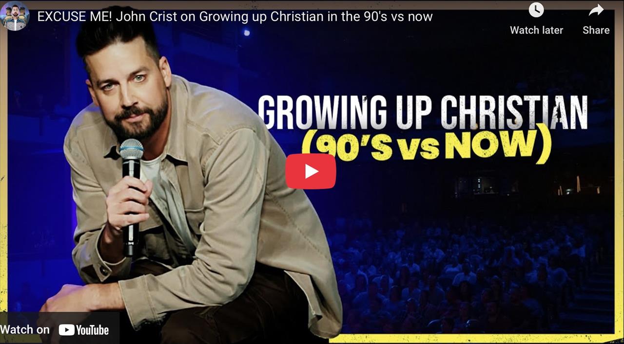 <p>John covers his Christian childhood, halloween in the 90s, not having a tv growing up, not being allowed to cuss, get tattoos or smoke cigarettes.</p>
