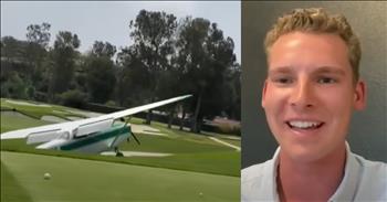 <p>A golf course became an unexpected runway in a young pilot&rsquo;s incredible emergency landing. The aircraft&rsquo;s stunning emergency landing on the course was all captured on camera. Watch the short but unbelievable clip to see the plane landing in the middle of a course.</p>

<p>Everyone has hobbies and pastimes&mdash;things that let them kick back and relax. Hobbies can be helpful for our mental health. They can help calm our nerves and take our minds off those people and situations that induce stress and worry. If you don&rsquo;t have a favorite hobby, picking one up is probably a good idea.</p>

<p>For many people, golf is their chosen hobby. They enjoy spending their free time out on the green, shooting a round of nine or 18. Personally, putt-putt is the closest I get to playing actual golf. The few times I have played golf, I&rsquo;ve found it incredibly dull and slow, but maybe that&rsquo;s the entire point?</p>

<p>For golfers on one course in Los Angeles, their round of golf was anything but dull and slow. While they were playing, they witnessed an airplane on the course&mdash;yes, an airplane used the course as a runway. <a href="https://www.youtube.com/watch?v=QpDB3u81PxE">A clip posted on YouTube</a> captures the unbelievable sight.</p>

<p>The plane was piloted by Jim Moret, a 21-year-old who had recently gotten his license. The clip states that while flying the friendly skies, the plane&rsquo;s engine quit working, forcing him to make an emergency landing. He quickly spotted two options &ndash; a soccer field with children or the golf course. The young man promptly chose the golf course.</p>

<p>The video doesn&rsquo;t mention if there were any injuries involved in the emergency landing, but Jim&rsquo;s first action after getting back on solid ground seems to indicate that no one was hurt. He called his mother.</p>

<p>&ldquo;I just had to make a landing at a golf course, everything&rsquo;s OK,&rdquo; Jim told his mother. &ldquo;Because I didn&rsquo;t want my mom to freak out, and then she called me about 10 minutes later, after seeing everything all over the news, bawling her eyes out.&rdquo;</p>

<p><em><strong><a href="https://www.godtube.com/bible/2-timothy/1-7">2 Timothy 1:7</a></strong> &ldquo;For God did not give us a spirit of fear, but of power and of love and of self-control.&rdquo;</em></p>
