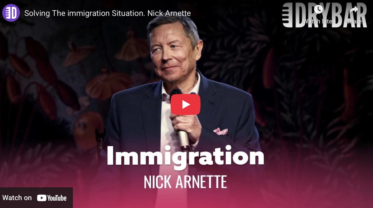 <p>Solving the immigration situation is much easier than we think, especially if we follow Nick Arnette&#39;s advice.</p>
