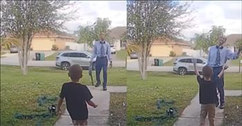 <p>Two adorable kids chased after their dad for one final hug before he set off for work. It was a request that their father could not deny or turn down. Watch the short but precious clip to see the two youngsters race outside to chase down their father for just one more hug before he leaves for the day.</p>

<p>There is arguably no greater blessing than being a parent. Children add so much joy and happiness to every household. Yes, children can be tiring and get on the nerves at times, but seeing those little ones smile makes all the sleepless nights and frustration worth it.</p>

<p>As every parent knows and understands, they would rather spend time with their children than do anything else. However, life often gets in the way of those plans and desires because everyone must make a living, which usually means time spent away from those youngsters. That can be especially heartbreaking when those children are little because those are moments and times you&rsquo;ll never be able to recover.</p>

<p><a href="https://www.youtube.com/shorts/DyEMkn3fkbw">A clip posted on social media</a> captures one of the sweetest moments possible. A father is walking out the door on his way to work when he is stopped. One of his children is chasing after him, calling out for just one more hug before going to work.</p>

<p>&ldquo;Wait, Daddy! Wait!&rdquo; the child yells.</p>

<p>Dad turns around to see what all the commotion is about.</p>

<p>&ldquo;I just need one more hug,&rdquo; the little guy informs his father.</p>

<p>Dad cannot turn down this most precious request, so he relents and gives his little one a loving and warm embrace.</p>

<p>Seconds later, a second child, who also wants another hug, walks outside and approaches Dad for one final hug before their father leaves for the day.</p>

<p>What an absolutely heartwarming and beautiful scene!</p>

<p><em><strong><a href="https://www.godtube.com/bible/psalms/103-13">Psalm 103:13</a></strong> &ldquo;As a father has pity on his children, so the Lord has pity on his worshippers.&rdquo;</em></p>
