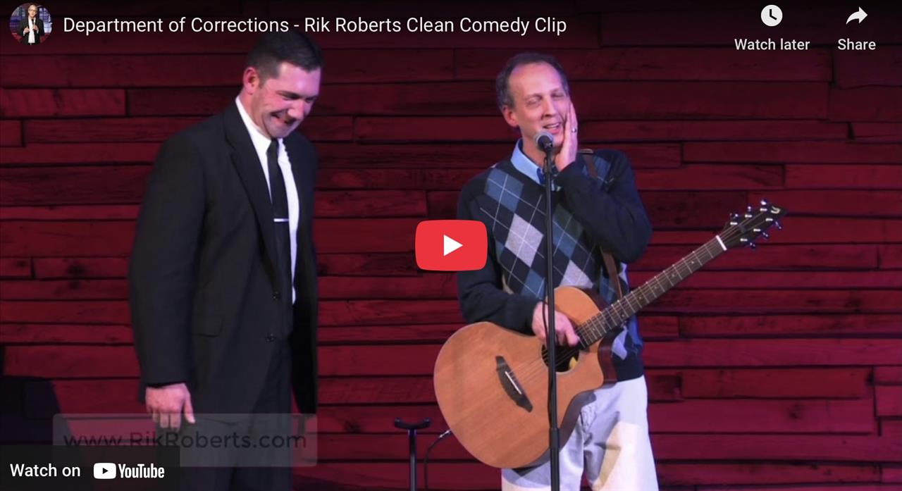 <p>A bit of fun crowd work at a past show. If you are looking for a comedian who works clean and has fun with (not makes fun of) his audience give me a call.</p>
