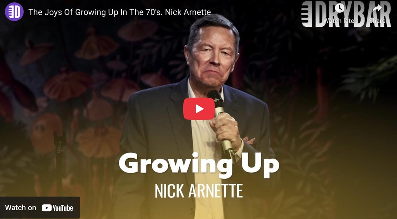 <p>The joys of growing up in the 70&#39;s are as prolific as Nick Arnette Makes them to be. Whether it&#39;s playing with clackers or riding in the back of a station wagon, this clip from Nick Arnette&#39;s full Dry Bar Comedy special is sure to fill any child of the 70&#39;s with shag carpet nostalgia.</p>
