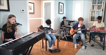 <p>Maybe we all need this reminder&mdash;that something amazing and playful happens when kids catch the love of music. You can&rsquo;t help but watch this band of youngsters wow with a rendition of an Eagles classic. There&rsquo;s a little band you haven&rsquo;t heard of yet. But you will. They call themselves &ldquo;The Graystones.&rdquo;</p>

<p>Five kids&mdash;barely teenagers now&mdash;who started <a href="https://www.youtube.com/@TheGraystonesMusic">jamming</a> together when they were just ten years old. Yes, ten. While most kids their age were figuring out how to beat the next level in a video game, these five were learning how to harmonize, pluck the strings, master bass, and bring old songs back to life.</p>

<p>And this isn&rsquo;t just garage noise and karaoke covers. These kids feel the music. You can see it in the way they sway to the rhythm of &lsquo;I Can&rsquo;t Tell You Why&rsquo;&mdash;yes, that Eagles song. They don&rsquo;t wear shoes when they practice&mdash;probably a rule from someone&rsquo;s wise mama about mud, hardwood floors, and carpet, but it feels right. Socked feet, unfiltered, and full of fun.</p>

<p>The Graystones are a bit of a time machine. They love the music many of us grew up with&mdash;Fleetwood Mac, The Eagles, Queen&mdash;and somehow, they make it feel new again. Their fingers are calloused, not from scrolling on their phones but strumming chords. They climb trees, run wild through the neighborhood, play sports, then come home to practice and chase the rhythm their hearts can&rsquo;t stop hearing.</p>

<p>They&rsquo;re not in it for fame. Not yet, anyway. They&rsquo;re in it because something sacred stirs in them when a melody rises. They're learning, growing, showing up&mdash;song after song&mdash;because music matters.</p>

<p>And maybe that&rsquo;s the message we need most right now: That joy still shows up in the socks-on, hair-falling-in-their-eyes kind of way. That the songs we loved aren&rsquo;t lost, they&rsquo;re living again&mdash;in the fingers of kids who weren&rsquo;t even born when those records first spun.</p>

<p>The Graystones remind us that hope has a soundtrack. And it sounds a lot like &lsquo;I Can&rsquo;t Tell You Why,&rsquo; played by a bunch of somewhat barefoot dreamers in a basement that echoes with joy.</p>

<p><em>&ldquo;The purposes of a person&rsquo;s heart are deep waters, but one who has insight draws them out.&rdquo; <strong><a href="https://www.godtube.com/bible/proverbs/20-5">Proverbs 20:5</a></strong></em></p>
