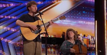 <p>You&rsquo;ll be wowed by how a classic Coldplay tune gets a family twist as a young man and his mom light up the AGT stage. 23-year-old Cole Swenson and his mom, Judy, took the stage by storm with their &lsquo;Viva La Vida&rsquo; performance. Watch the clip to see the wonderful pair play.</p>

<p>&ldquo;Well, A large reason of why I pursue music is because of my mom,&rdquo; Cole bravely <a href="https://www.youtube.com/watch?v=43HcbcK-z4E">said</a> after &lsquo;America&rsquo;s Got Talent&rsquo; judge Simon Cowell urged him to start singing. &ldquo;She gave up her career and her dream of music, and I&rsquo;m able to take her place. So, she&rsquo;s going to be here playing with me.&rdquo;</p>

<p>Cole brought his mom, Judy, onto the stage, who was carrying a cello. The pair slowly launched into &ldquo;Viva La Vida&rdquo; with Cole singing and playing guitar. As Cole sang with his distinct, strong voice, his mom played cello and looked toward her son with admiration.&nbsp;</p>

<p>The crowd absolutely adored the duo. At one point in the video, the audience roars so loudly that you can&rsquo;t hear Cole and his mom&rsquo;s music for a brief moment. The judges were also highly impressed.&nbsp;</p>

<p>&ldquo;To see love emulated on the stage like that&hellip; my heart is just exploding,&rdquo; judge Howie Mendel <a href="https://www.youtube.com/watch?v=43HcbcK-z4E">said</a>. &ldquo;It was beautiful!&rdquo;&nbsp;</p>

<p>Simon <a href="https://www.youtube.com/watch?v=43HcbcK-z4E">teased</a> Cole, &ldquo;I think this would have been a really good audition on your own.&rdquo; After the crowd booed, Simon followed his statement with, &ldquo;...However, with your mum, it was a great audition.&rdquo;</p>

<p>After four yeses from the judges, Cole and Judy jumped with joy and turned to embrace each other.&nbsp;</p>

<p>Cole&rsquo;s dad is also a professional musician&mdash;a violinist. Last year, he had major heart surgery, and Cole wanted to make a song with him in which his dad could express emotion through his violin. Cole is currently working on the release of that <a href="https://www.youtube.com/shorts/a7ZFfcDm0hQ">song</a>, &lsquo;Our Eternity.&rsquo;</p>

<p>How amazing is it that a kid like Cole would want to incorporate his parents into his passion? Instead of going his own way, he makes an effort to include them in the journey.<br />
How blessed they are!</p>

<p><em>&ldquo;Honour thy father and thy mother: that thy days may be long upon the land which the LORD thy God giveth thee.&rdquo; <strong><a href="https://www.godtube.com/bible/exodus/20-12">Exodus 20:12</a></strong></em></p>
