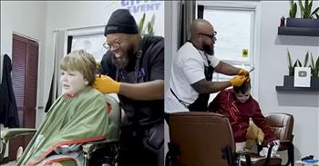 <p>A barber&rsquo;s gentle approach to a young man with autism touches hearts. The man went at a pace that was comfortable and to the young man&rsquo;s liking, never pushing him any further than he wanted to go. Watch the short but heartwarming clip to see what the barber did that will have you brushing away tears from your eyes.</p>

<p>The world is often a scary, sad and cruel place. Have a glance at the evening news or spend five minutes on any popular social media platform, and you&rsquo;ll quickly come to the same conclusion. Sadly, people have the ability to inflict immeasurable pain and suffering upon one another.</p>

<p>Undoubtedly, love, kindness and patience are in short supply today. Many people say they desire to improve the world and make it a better place, so why don&rsquo;t they? Why not start by being kinder, more loving and patient with those in our spheres of influence? That is precisely what one barber did in <a href="https://www.youtube.com/shorts/UqrZyhD7RBw">a clip posted on YouTube</a>.</p>

<p>The clip begins with the barber approaching the young man, Kyson. From his initial reaction, it&rsquo;s clear that this is an entirely new experience for him, and he&rsquo;s terrified. However, the barber remains calm, cool and understanding throughout the process.</p>

<p>The barber talks to the young man the whole time, trying to understand what makes him so afraid and uneasy. Anytime something arises that upsets Kyson, the barber slows things down and patiently reassures him.</p>

<p>Eventually, the little guy feels comfortable enough to hop into the chair and is coaxed into getting his haircut. While cutting the young man&rsquo;s hair, the barber starts conversing with him, asking if they are now friends.</p>

<p>Later, the clip shows Kyson&rsquo;s second visit to the barbershop, during which the barber demonstrates the same level of kindness, love and patience.</p>

<p>&ldquo;That&rsquo;s the gift when you&rsquo;re like, when you see him transition from being terrified to just trusting, you know?&rdquo; the kind and understanding barber says.</p>

<p><em><strong><a href="https://www.godtube.com/bible/ephesians/4-32">Ephesians 4:32</a></strong> &ldquo;And be kind to one another, full of pity, having forgiveness for one another, even as God in Christ had forgiveness for you.&rdquo;</em></p>
