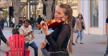 <p>Check out this spectacular rendition of &lsquo;My Girl&rsquo; from a talented teen violinist. The musician in the video is Karolina Protsenko, and she pours her heart and soul into her performances! And her version of this Motown classic by The Temptations is no different!</p>

<p>&lsquo;I've got sunshine on a cloudy day<br />
When it's cold outside, I've got the month of May<br />
I guess you'd say, what can make me feel this way?<br />
My girl, my girl, my girl, talkin' 'bout my girl, my girl&rsquo;</p>

<p>What a wonderful violin cover of &lsquo;My Girl&rsquo; that is sure to brighten your day! People on the streets can&rsquo;t help but stop and watch this fun and graceful performance. And many people online, who are fans of Karolina Protsenko and her violin playing, have shared their thoughts about her performance.</p>

<p>&ldquo;Wonderful violin playing. Not only is your music amazing, but so is your dancing, your smile, and your whole personality. You are a wonderful young lady, dear Karolina️. Bravo!&rdquo; <a href="https://www.youtube.com/watch?v=l3WA5JWuuyg">comments</a> one person on YouTube after watching the video.</p>

<p>&ldquo;Karolina puts her heart and soul in her violin playing. I think that's why I can't help smiling watching and listening to the beauty in her street performances,&rdquo; <a href="https://www.youtube.com/watch?v=l3WA5JWuuyg">writes</a> another person.</p>

<p>Karolina Protsenko is an incredible violin player who is 16 years old and shares videos online of her violin performances. Her videos of her street performances are watched and enjoyed by people all over the world. She is so graceful and captivating, and it is clear to see how much she loves to play the violin. Her joy really comes through in her musical performances. Watching her dance around while she plays her instrument is just mesmerizing!</p>

<p>We hope that you enjoyed this violin rendition of &lsquo;My Girl&rsquo; today from Karolina Protsenko and it was able to bring a smile to your face!</p>
