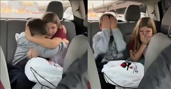 <p>Two kids reacted emotionally when they were surprised with a trip to Disney, melting hearts everywhere. The children were overwhelmed and incredibly grateful for the unexpected trip to the world&rsquo;s most famous theme park. Watch the short but tear-jerking clip to see how the two youngsters responded when they first learned of the surprise.</p>

<p>Every child wants to go to Disney World. Even if you weren&rsquo;t the biggest theme park fan as a kid, you likely still had a burning desire to visit Disney World. Mickey Mouse, Donald Duck, Minnie, Daisy and the rest of the gang reside in those four beloved and iconic Central Florida theme parks. It&rsquo;s also where dreams come true, as is mentioned and hinted at in countless Disney ads. What kid wouldn&rsquo;t want to go?</p>

<p>While a trip to Disney World or Disneyland is the dream of many children, it could be a financial nightmare for many parents. A Disney vacation is not cheap; it could require years of planning and saving to make such a trip a reality. But when it does become real, the happiness and joy on your children&rsquo;s faces are looks you&rsquo;ll never forget.</p>

<p>In a <a href="https://www.youtube.com/shorts/kLaPOzXpoPc">clip posted on YouTube</a>, two parents experience the exact moment when they surprised their children with a Disney vacation. As the video begins, the children are under the impression that they are going to the doctor. But moments later, their father lets them know what is happening&mdash;that they are not heading to the doctor but somewhere much better.</p>

<p>When the children ask about their destination, their mother hands them two bags adorned with Disney logos and branding. Immediately, the young woman understands what&rsquo;s going on, but it takes the little guy a tad longer to catch up.</p>

<p>When they realize what is happening, the two siblings hug one another, and tears and statements of gratitude and appreciation follow.</p>

<p>&ldquo;Thank you so much,&rdquo; the little boy says through tears.</p>

<p>What a beautiful sight of two children appreciating what their parents are doing for them.</p>

<p><em><strong><a href="https://www.godtube.com/bible/1-thessalonians/5-18">1 Thessalonians 5:18</a></strong> &ldquo;In everything give praise: for this is the purpose of God in Christ Jesus for you.&rdquo;</em></p>
