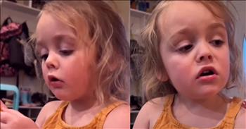 <p>This little girl&rsquo;s take on veggies is the funniest thing you&rsquo;ll hear today. She shares her hysterical thoughts and opinions on vegetables, demonstrating her expansive knowledge of the food group, specifically carrots and beets. Watch the short but hilarious clip to see and hear the young woman discuss vegetables.</p>

<p>We live in a very polarized, divided world, where reaching an agreement on any topic or subject is nearly impossible. However, even today, there is still one thing, one subject and one activity that is likely to receive universal agreement and approval: eating. Everyone loves eating and filling their stomachs with delicious, mouth-watering food to their heart&rsquo;s content.</p>

<p>However, while most people enjoy the act of eating, polarization and division are sure to follow. That&rsquo;s because we all have different taste buds, which causes some people to be pickier eaters than others, and also because of vegetables. Some people love them, while others despise them. Some veggies are permissible, while others should be shunned and never thought of again.</p>

<p><a href="https://www.youtube.com/watch?v=rtqSJomt0tk">In a clip posted on YouTube</a>, a 4-year-old shares her thoughts, opinions and expertise on vegetables. Hilariously, she discusses carrots and beets. With much confidence and certainty, the young woman goes through the detailed process of picking and cooking and then addresses the proper way of eating beets and carrots. Not only will she have you laughing hysterically within the first few seconds, but you&rsquo;ll also never look at carrots and beets the same.</p>

<p>After discussing how to grow, pick and prepare carrots, the youngster shares invaluable information about how and when to consume them.</p>

<p>&ldquo;You got to chop them,&rdquo; she said. &ldquo;You eat it straight away. You got to finish it, so your parents don&rsquo;t get mad. You don&rsquo;t leave it on your table.&rdquo;</p>

<p>Later in the clip, the child hilariously recalls when her parents found some tiny critters living in beets.</p>

<p>She has also spent time at a beet farm, answering confidently, &ldquo;Oh, yes! Of course!&rdquo; Dwight Schrute would be very pleased.</p>

<p><em><strong><a href="https://www.godtube.com/bible/proverbs/22-6">Proverbs 22:6</a></strong> &ldquo;If a child is trained up in the right way, even when he is old, he will not be turned away from it.&rdquo;</em></p>
