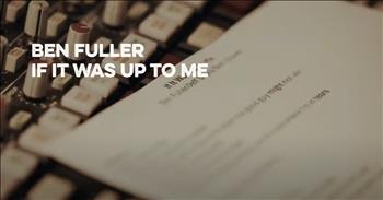 <p>Listen to this beautiful song from Ben Fuller and featuring Carrie Underwood titled &lsquo;If It Was Up To Me.&rsquo; The powerful lyrics remind us that the trials we would rather avoid often become the very soil where our faith grows the deepest. God&rsquo;s plans are always better, even if they don&rsquo;t alway unfold the way that we think they should.</p>

<p>&lsquo;Yeah I like it easy, but that&rsquo;s not how it&rsquo;s been &nbsp;<br />
I&rsquo;m at that part of the movie when the good guy might not win&nbsp;<br />
Did I take a wrong turn? Why do You have me here?&nbsp;<br />
I want that happy ending, not this one where I&rsquo;m in tears&rsquo;</p>

<p>What a positive and encouraging song! Ben Fuller shares his thoughts about the song and how it was working with Carrie Underwood.</p>

<p>&ldquo;When I wrote this song, I kept thinking about how difficult life can be and that if I was in control, and it was up to me, I&rsquo;d make it a lot easier on myself &ndash; but I&rsquo;d never know then how good God&rsquo;s plans can be,&rdquo; <a href="https://www.thechristianbeat.org/ben-fuller-releases-if-it-was-up-to-me-feat-carrie-underwood/">says</a> Ben Fuller. &ldquo;I&rsquo;m so grateful Carrie wanted to share her love for Jesus on a song with me. She was so kind and calm when we were in the studio. And I&rsquo;m pretty sure I smiled almost as big as God did when she stepped up to the mic that day!&rdquo;</p>

<p>Carrie also had the highest praise for Ben when talking about collaborating with him for this song.</p>

<p>&ldquo;Ben is such a talented singer and songwriter, and I love the joy he brings to singing about his faith, which we have in common,&rdquo; <a href="https://www.thechristianbeat.org/ben-fuller-releases-if-it-was-up-to-me-feat-carrie-underwood/">shares</a> Carrie Underwood. &nbsp;&ldquo;I was honored when he asked me to sing with him on &lsquo;If It Was Up To Me,&rsquo; and I love how our voices blend on such a positive and uplifting song.&rdquo;</p>

<p>We hope that you enjoyed listening to &lsquo;If It Was Up To Me&rsquo; today, and may the song be a reminder of God&rsquo;s good and perfect plan for you!</p>

