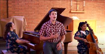 <p>The long-beloved hymn &lsquo;Nearer My God to Thee&rsquo; gets a soul-stirring rendition in this new YouTube Video from the youthful Hudson Harmony Band. With beautiful musical notes of cello, piano, and vocals against stunning backdrops, it&rsquo;s both a wonderful visual and auditory piece of work. Watch the clip to see the group&rsquo;s devoted performance.&nbsp;</p>

<p>The video shows the singers performing at the Valley View Bible Church in Paradise Valley, Arizona. The church features old brickwork and large, beautiful panes of stained glass. The video switches from the singers to views of awesome-looking churches across the world, each in a dazzling place surrounded by gorgeous scenery.&nbsp;</p>

<p>The harmonious group of young people could not have picked a better song to sing. &lsquo;Nearer My God to Thee&rsquo; is a hopeful old hymn that speaks about how every passing day is a day closer to heaven, and the group sings it well. Some of the <a href="https://hymnary.org/text/nearer_my_god_to_thee_nearer_to_thee_een">lyrics</a> are:</p>

<p>&lsquo;Though like the wanderer, the sun gone down,<br />
darkness be over me, my rest a stone;<br />
yet in my dreams I'd be<br />
nearer, my God, to thee&rsquo;</p>

<p>The hymn was <a href="https://www.thetabernaclechoir.org/articles/nearer-my-god-to-thee-history-and-lyrics.html?lang=eng">written</a> in 1841 by Sarah Flower Adams. She wrote over the span of one week to accompany her pastor&rsquo;s sermon on &ldquo;Jacob&rsquo;s Ladder,&rdquo; also known as &ldquo;Jacob&rsquo;s dream.&rdquo; It was originally set to music by her sister, Eliza Flower.&nbsp;</p>

<p>It&rsquo;s believed that &rsquo;&ldquo;Nearer My God to Thee&rsquo; is what the band on the Titanic was playing when it sank in 1912. There are few song legacies that can match that. Sarah&rsquo;s hymn has remarkable longevity that will likely continue for many years to come.</p>

<p><em>&ldquo;And God shall wipe away all tears from their eyes; and there shall be no more death, neither sorrow, nor crying, neither shall there be any more pain: for the former things are passed away.&rdquo; <strong><a href="https://www.godtube.com/bible/revelation/21-4">Revelation 21:4</a></strong></em></p>
